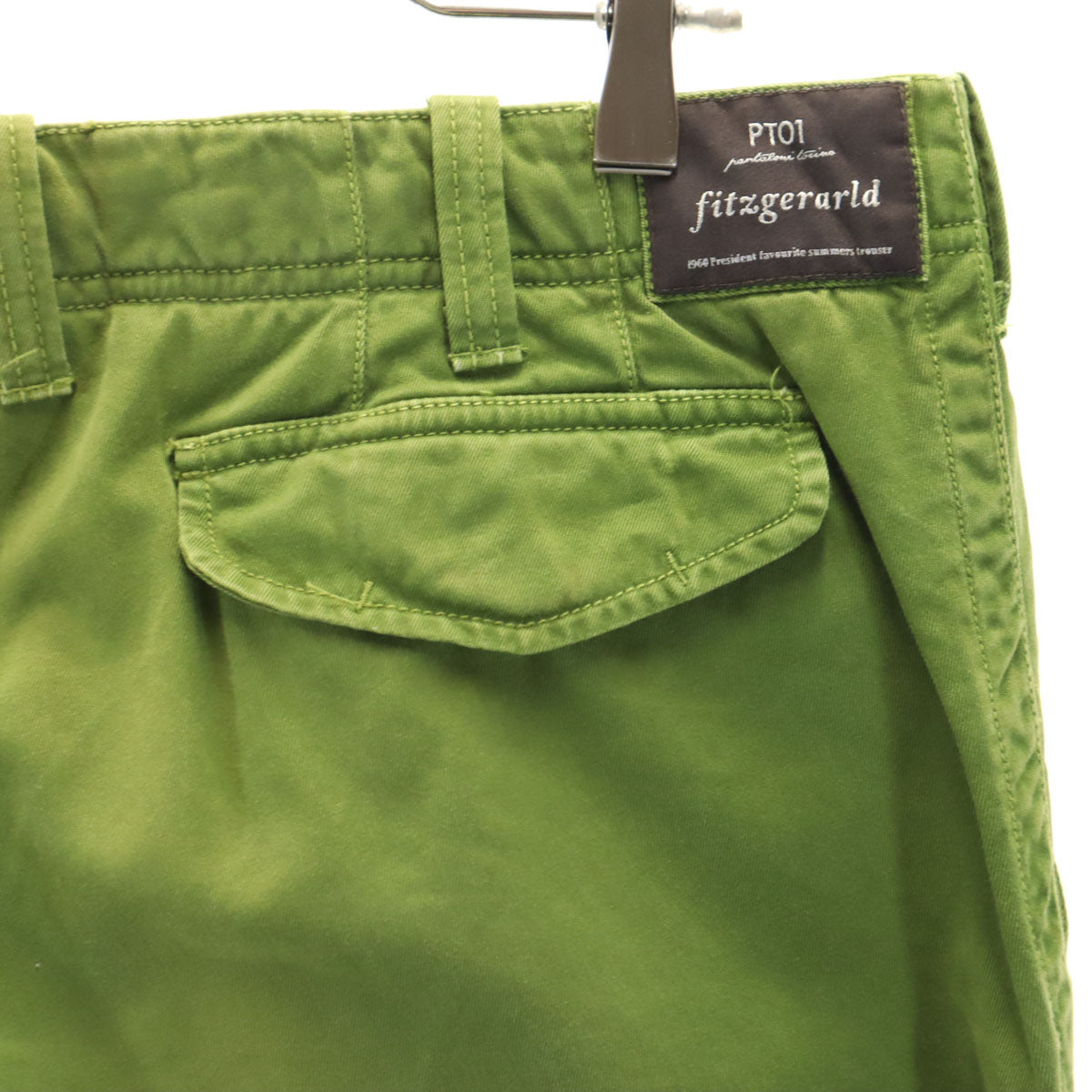 PT01 ピーティーゼロウーノ ロングパンツ 52 抹茶系 メンズ