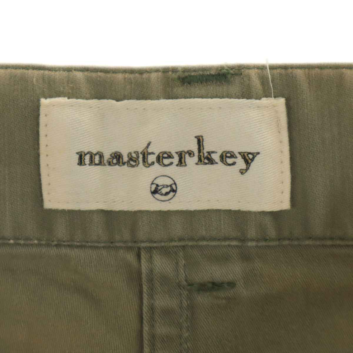 未使用 masterkey マスターキー 日本製 ナノミスト加工 SIR パンツ 2 カーキ メンズ