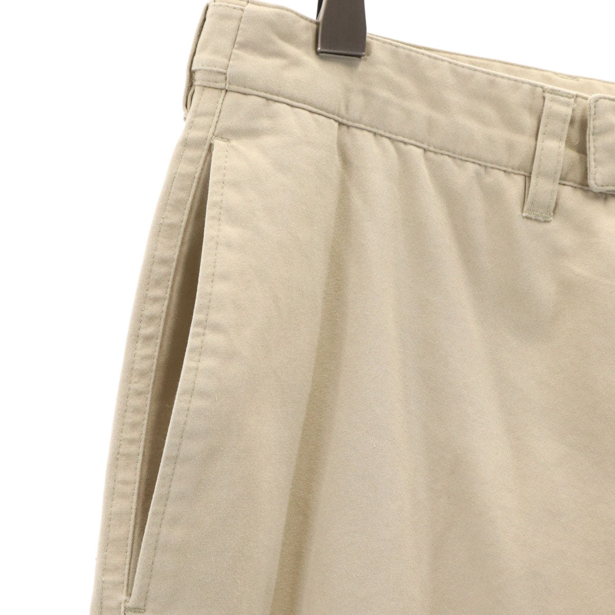 HERMES エルメス イタリア製 リネンブレンド トラウザー パンツ 46 ブラック系 メンズ