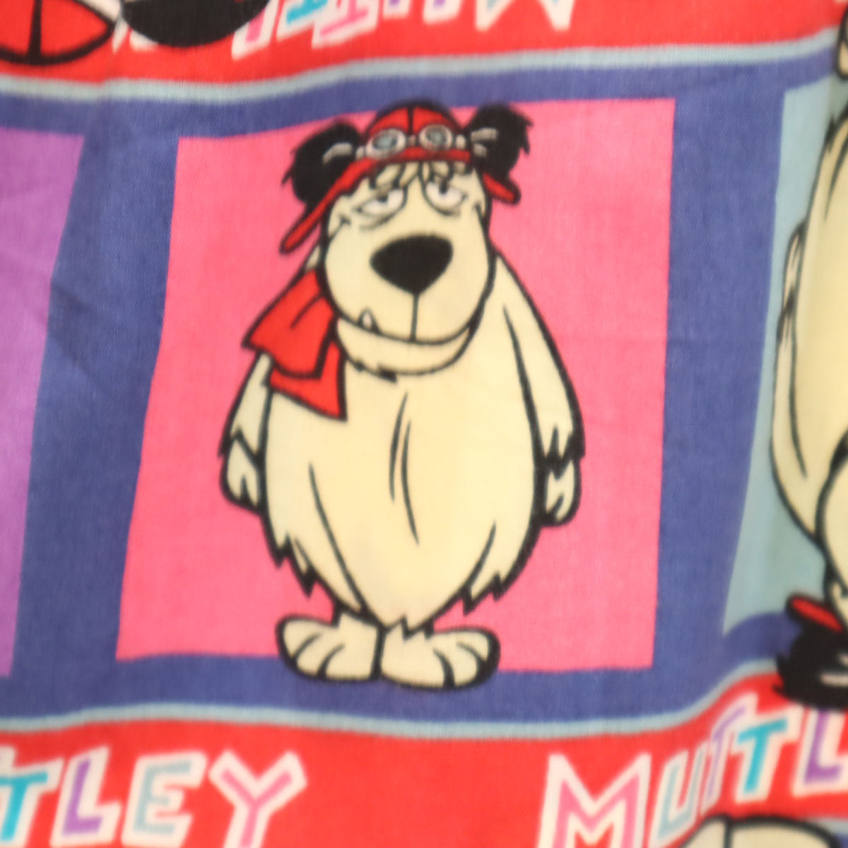 90s オールド チキチキマシン猛レース ケンケン パジャマ パンツ マルチ MUTTLEY キャラクター ユニセックス メンズ