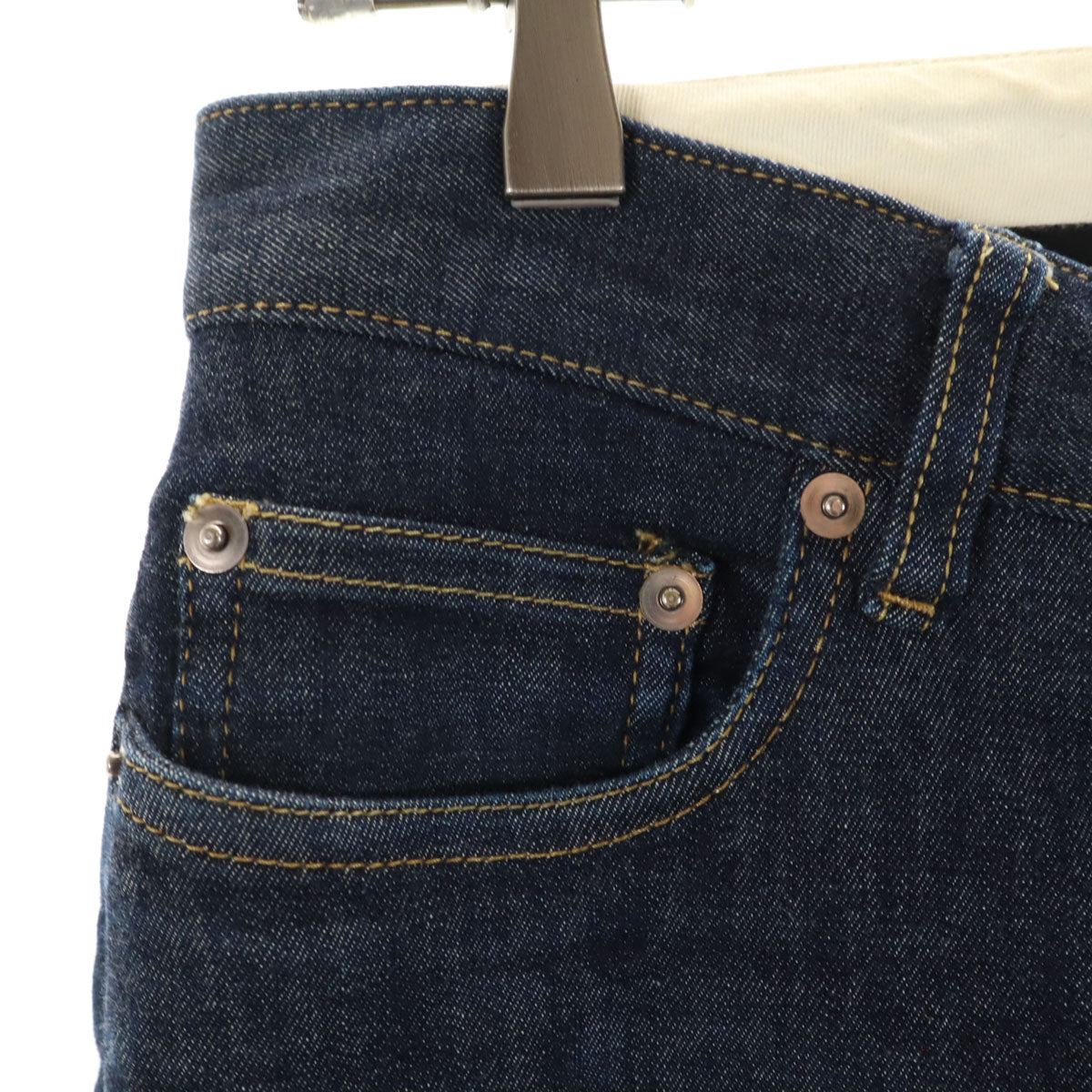 ATTACHMENT アタッチメント 日本製 総柄 スリムデニムパンツ 1 インディゴ ストレッチ ジーンズ メンズ