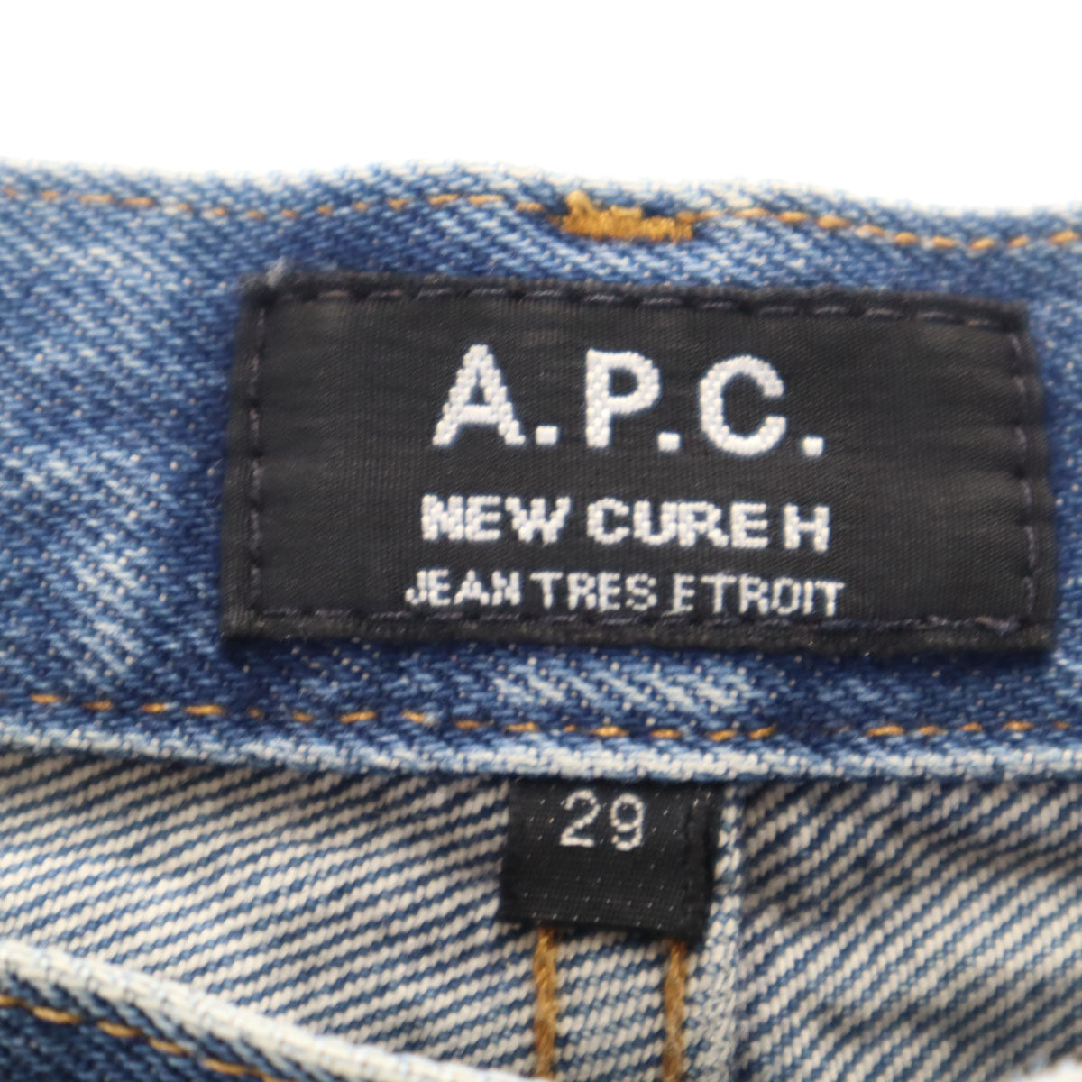 A.P.C. アーペーセー デニムパンツ W29 NEW CURE H ジーンズ ボタンフライ メンズ