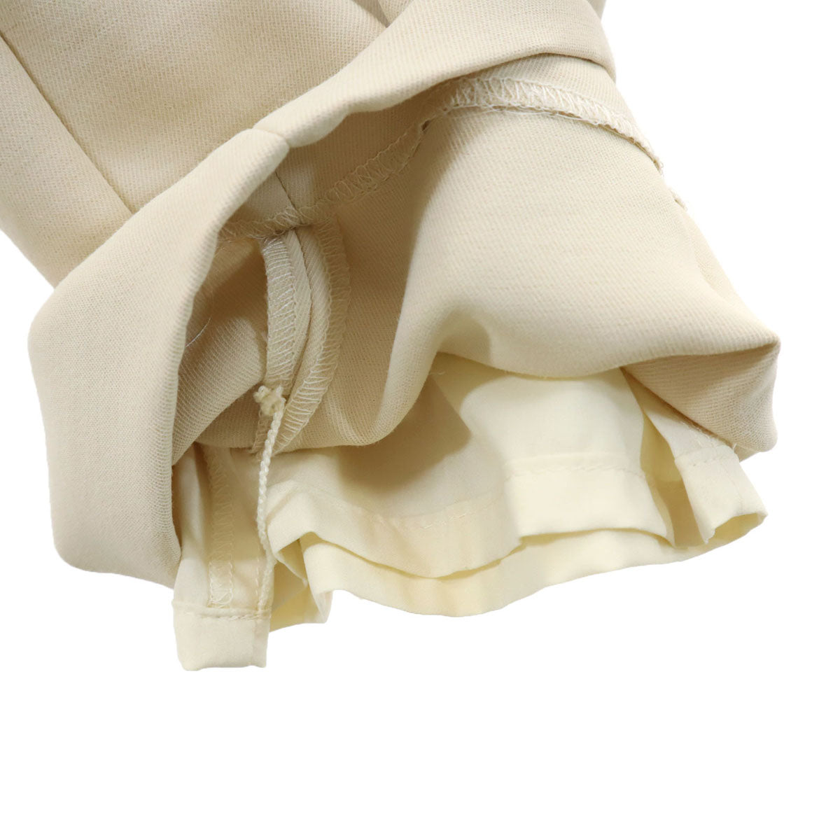 未使用 CLANE クラネ サイドフリンジ パンツ 2 アイボリー系 レディース