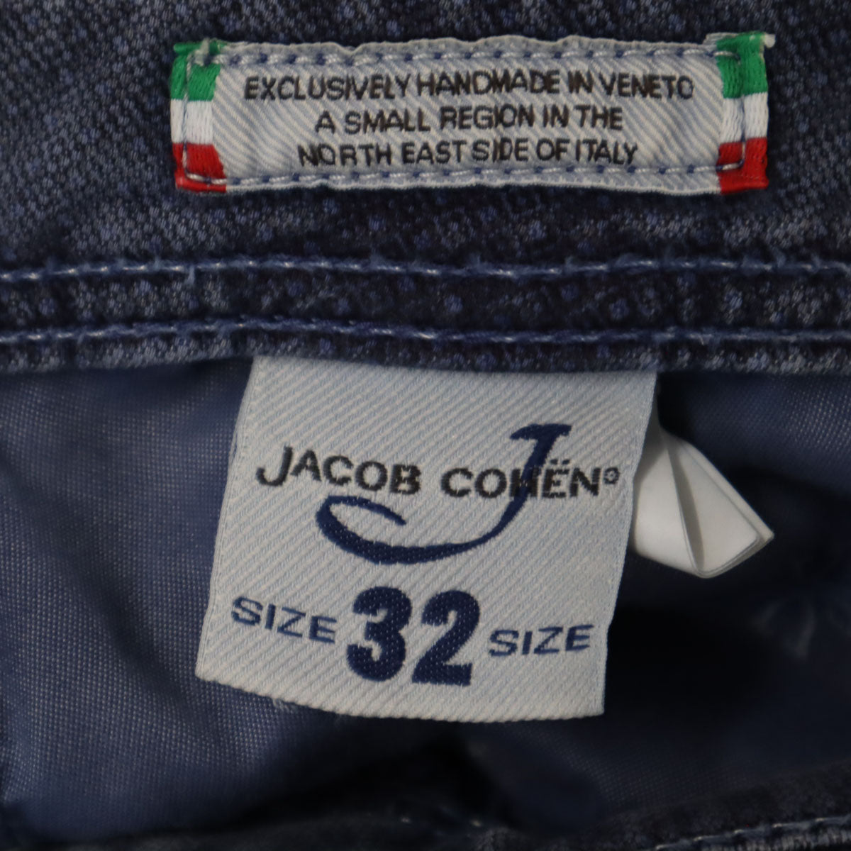 JACOB COHEN ヤコブコーエン イタリア製 ロングパンツ w32 ネイビー系 メンズ