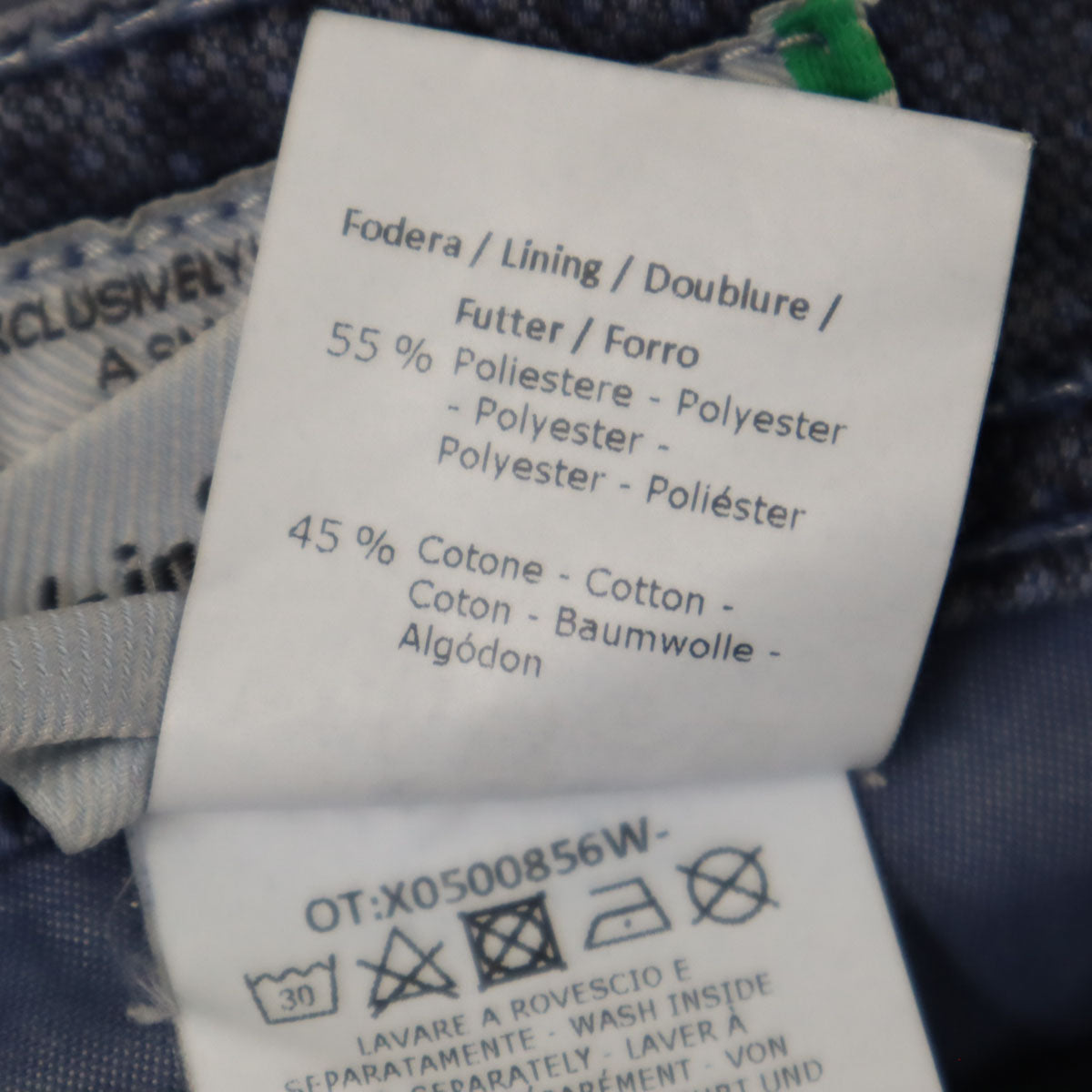 JACOB COHEN ヤコブコーエン イタリア製 ロングパンツ w32 ネイビー系 メンズ