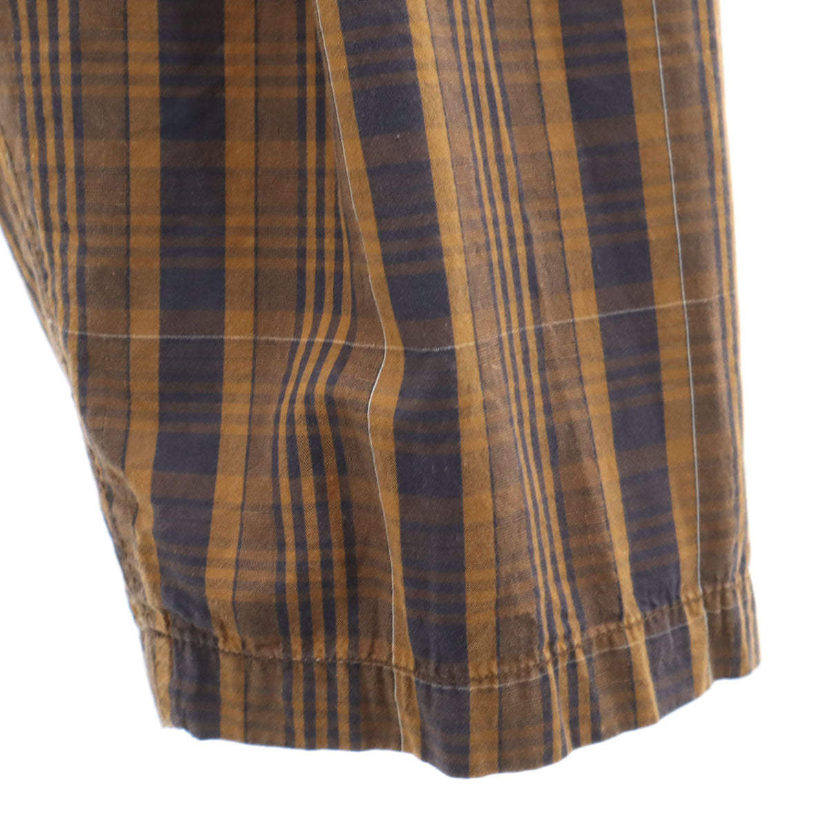 BRU NA BOINNE ブルーナボイン チェック柄 イージー テーパードパンツ 0 ブラウン レディース