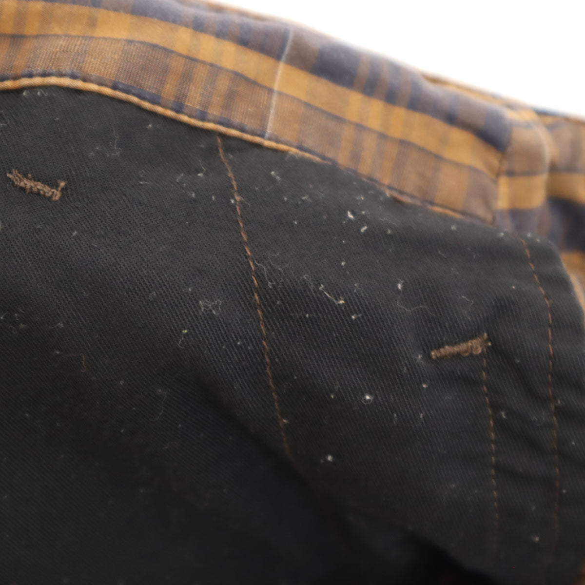 BRU NA BOINNE ブルーナボイン チェック柄 イージー テーパードパンツ 0 ブラウン レディース