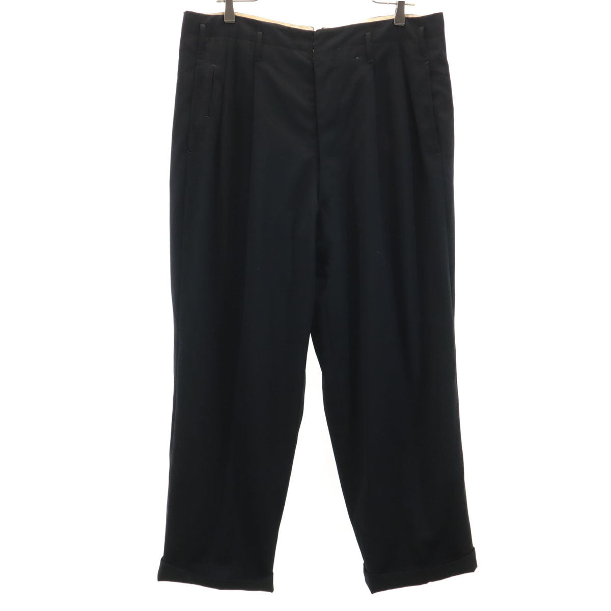 60s 70s ヴィンテージ スラックスパンツ ブラック DEPONIRT メンズ