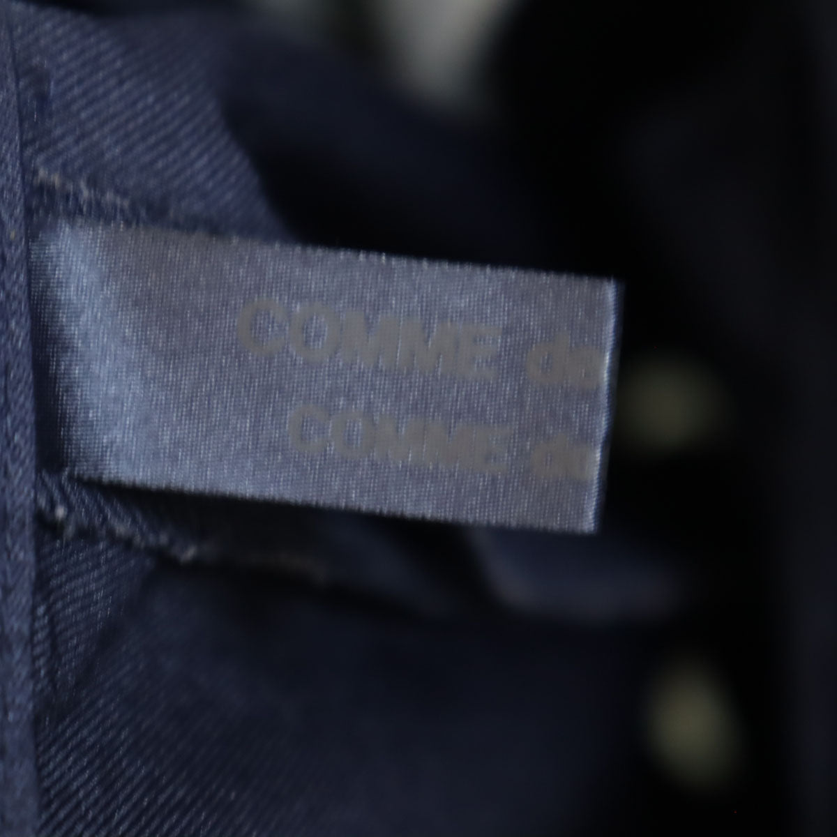 Comme des Garcons Comme des Garcons コムデギャルソンコムデギャルソン サルエルパンツ ネイビー ラップ メンズ