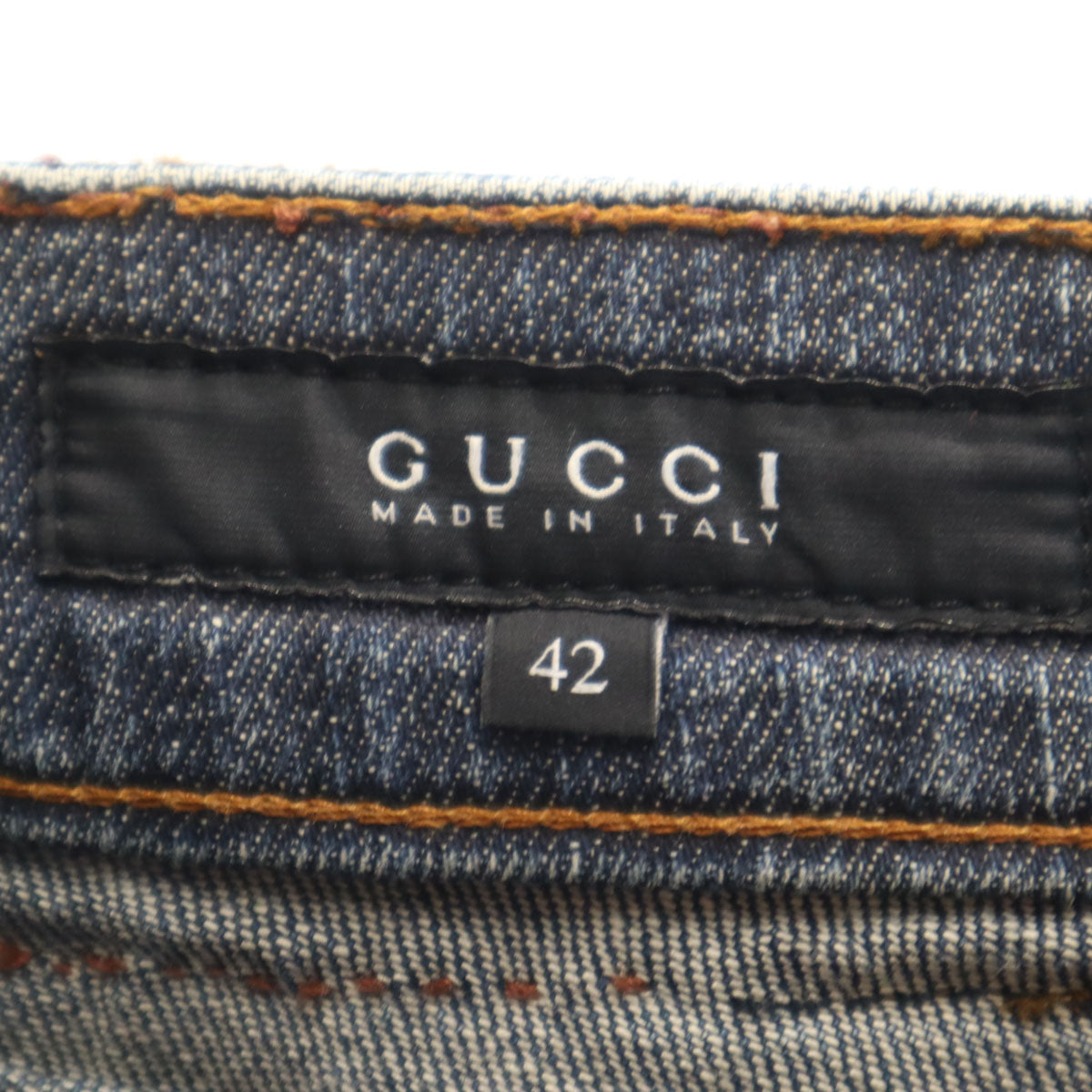 GUCCI グッチ イタリア製 デニムパンツ 42 インディゴ ジーンズ  