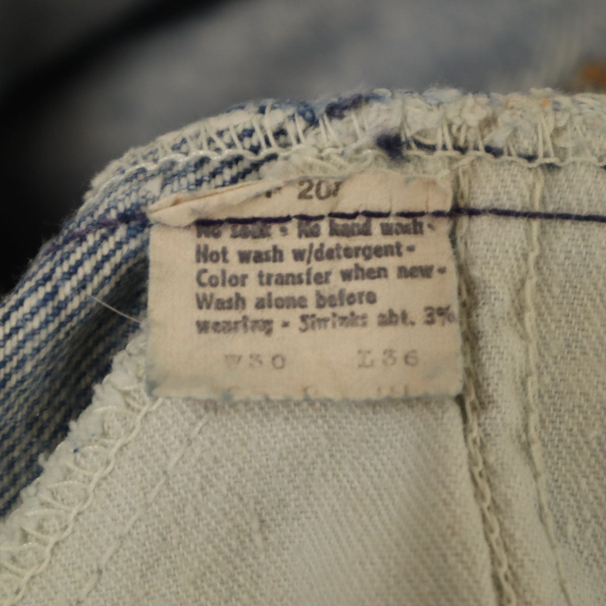 Levi's リーバイス 80s オレンジタブ ヴィンテージ ボタン裏8 デニムパンツ W30 ウォッシュブルー TALONジップ ジーンズ レディース