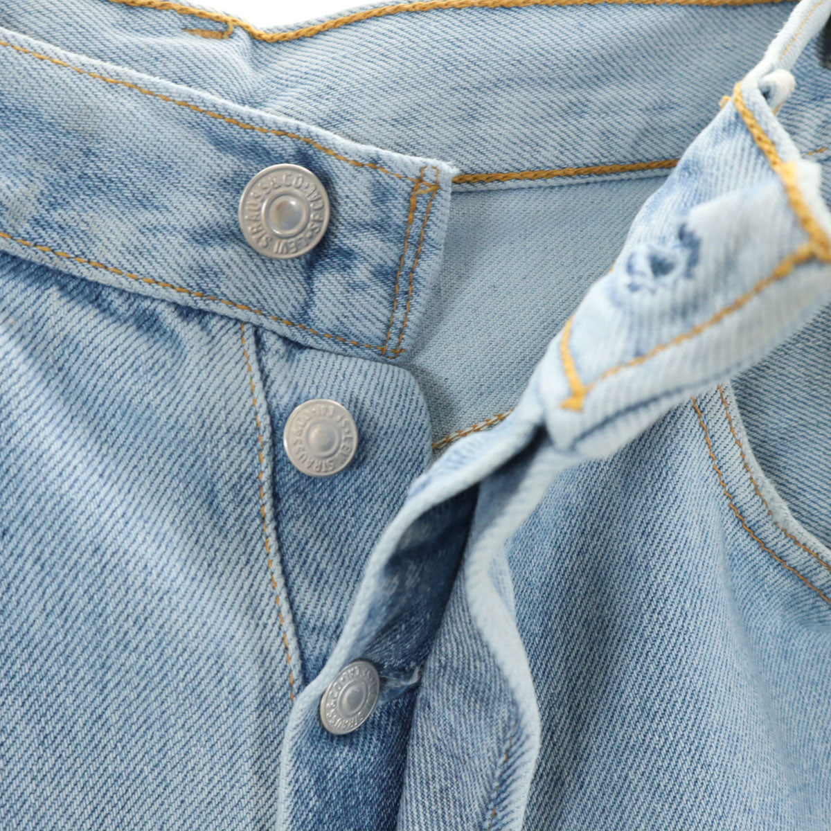 Levi's リーバイス 90s USA製 オールド ストレートデニムパンツ W33 ブルー系 501 メンズ