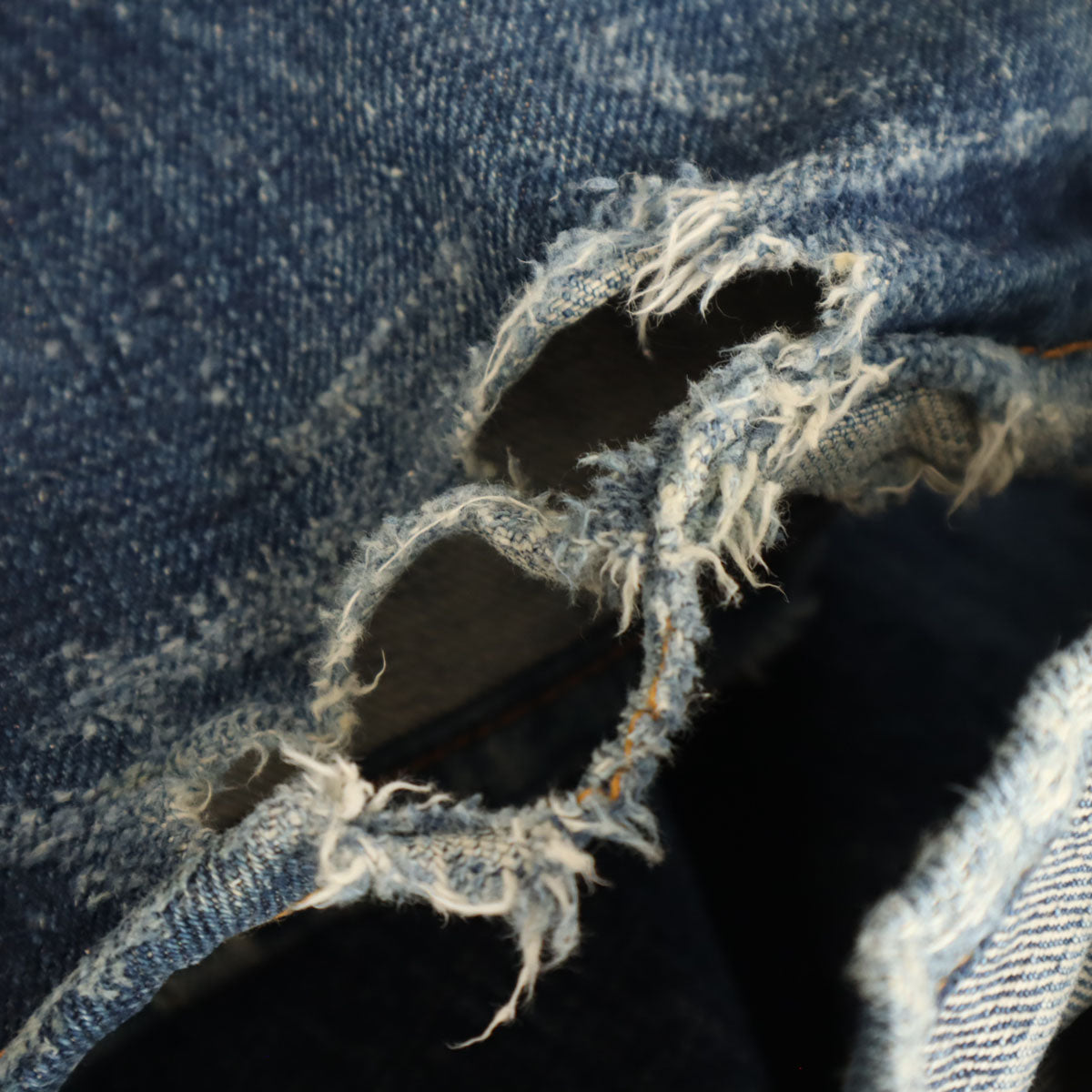 Denime ドゥニーム 裏リベット 赤耳 デニムパンツ W36 ブルー系 ボタンフライ メンズ