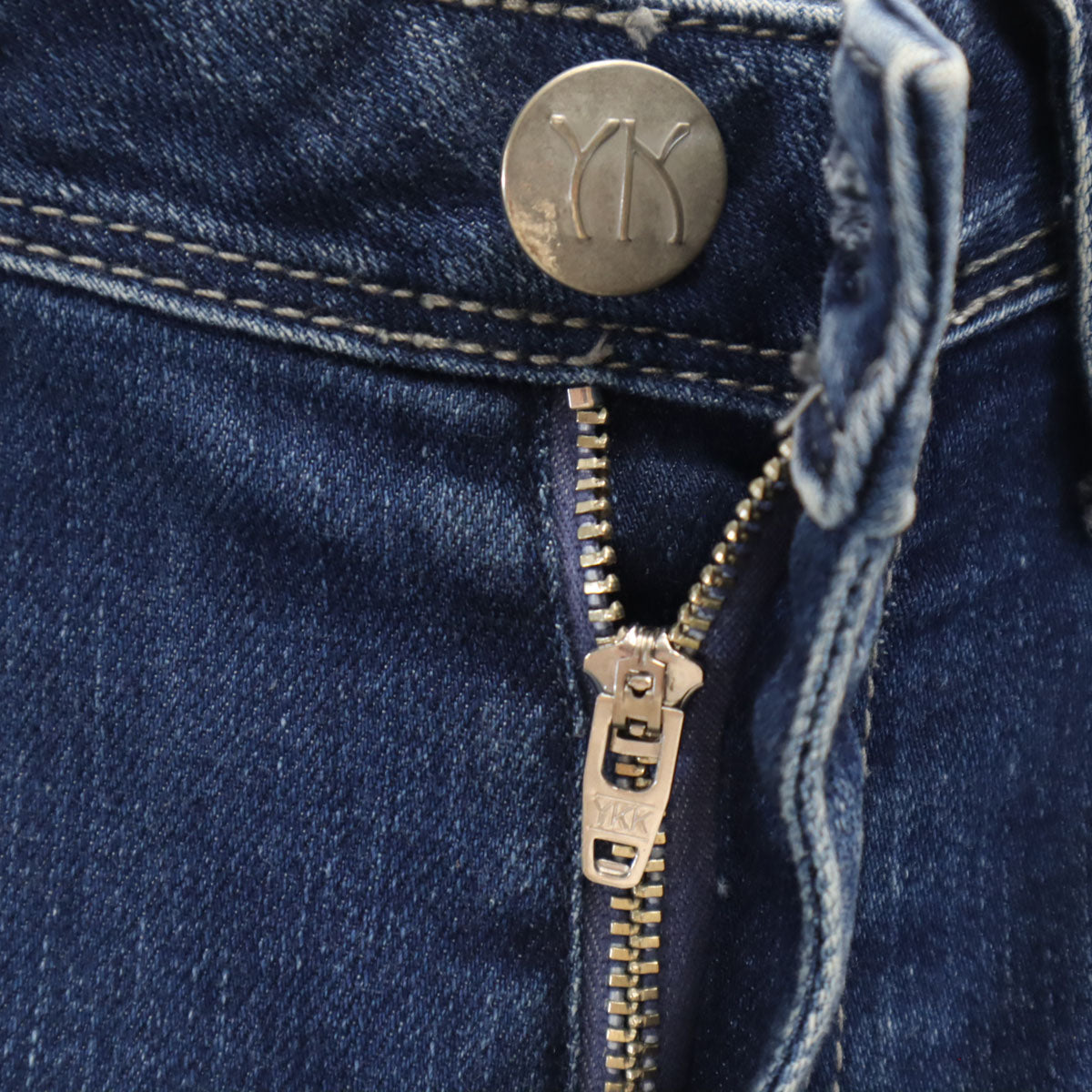 YANUK ヤヌーク 日本製 CECIL スリムデニムパンツ 25 ブルー ジーンズ レディース