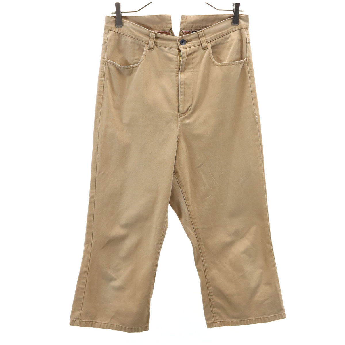 tricot COMME des GARCONS トリコットコムデギャルソン 日本製 クロップドパンツ S ベージュ メンズ