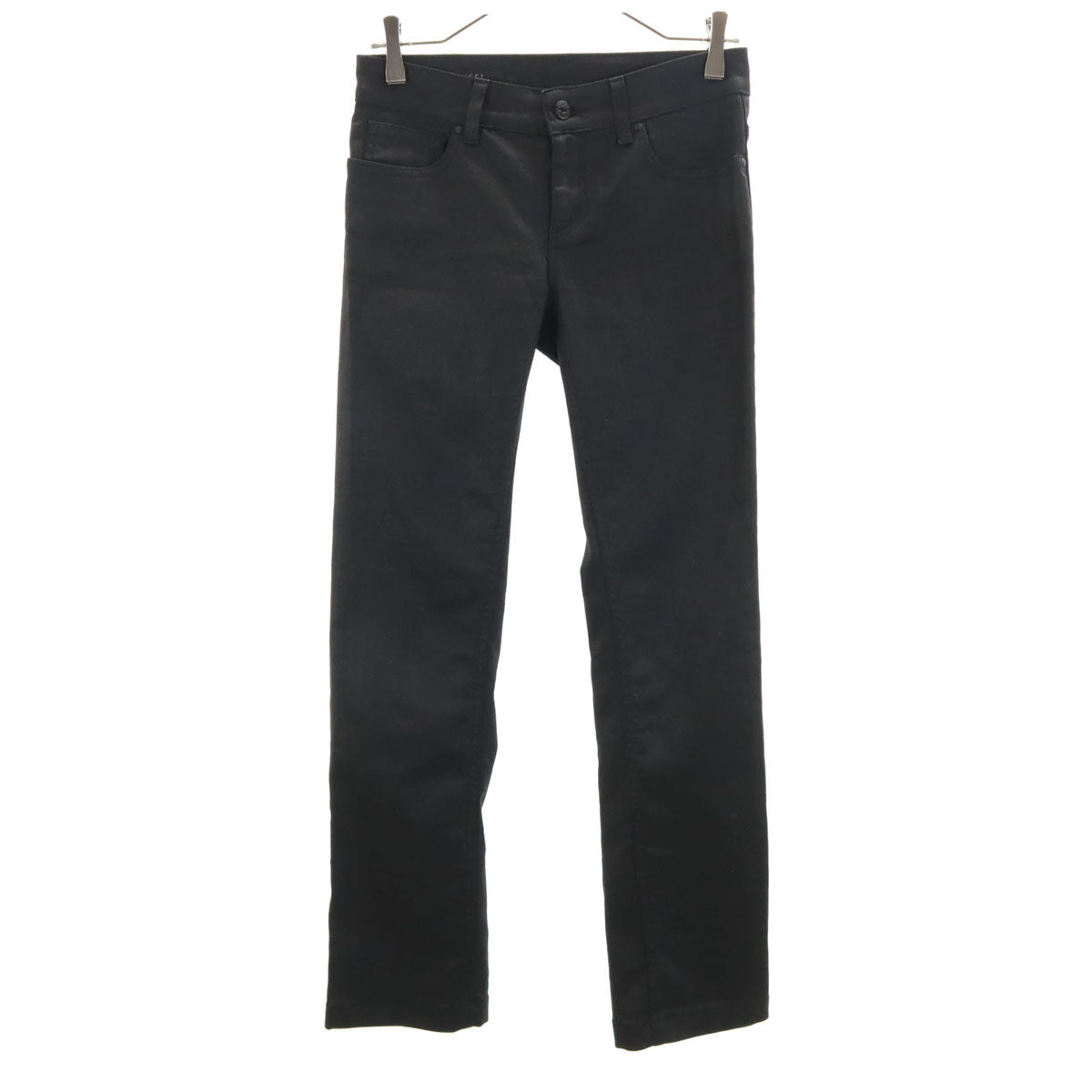 GUCCI グッチ イタリア製 ストレートパンツ 36 ブラック レディース