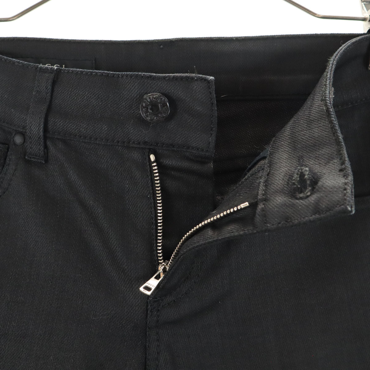 GUCCI グッチ イタリア製 ストレートパンツ 36 ブラック レディース