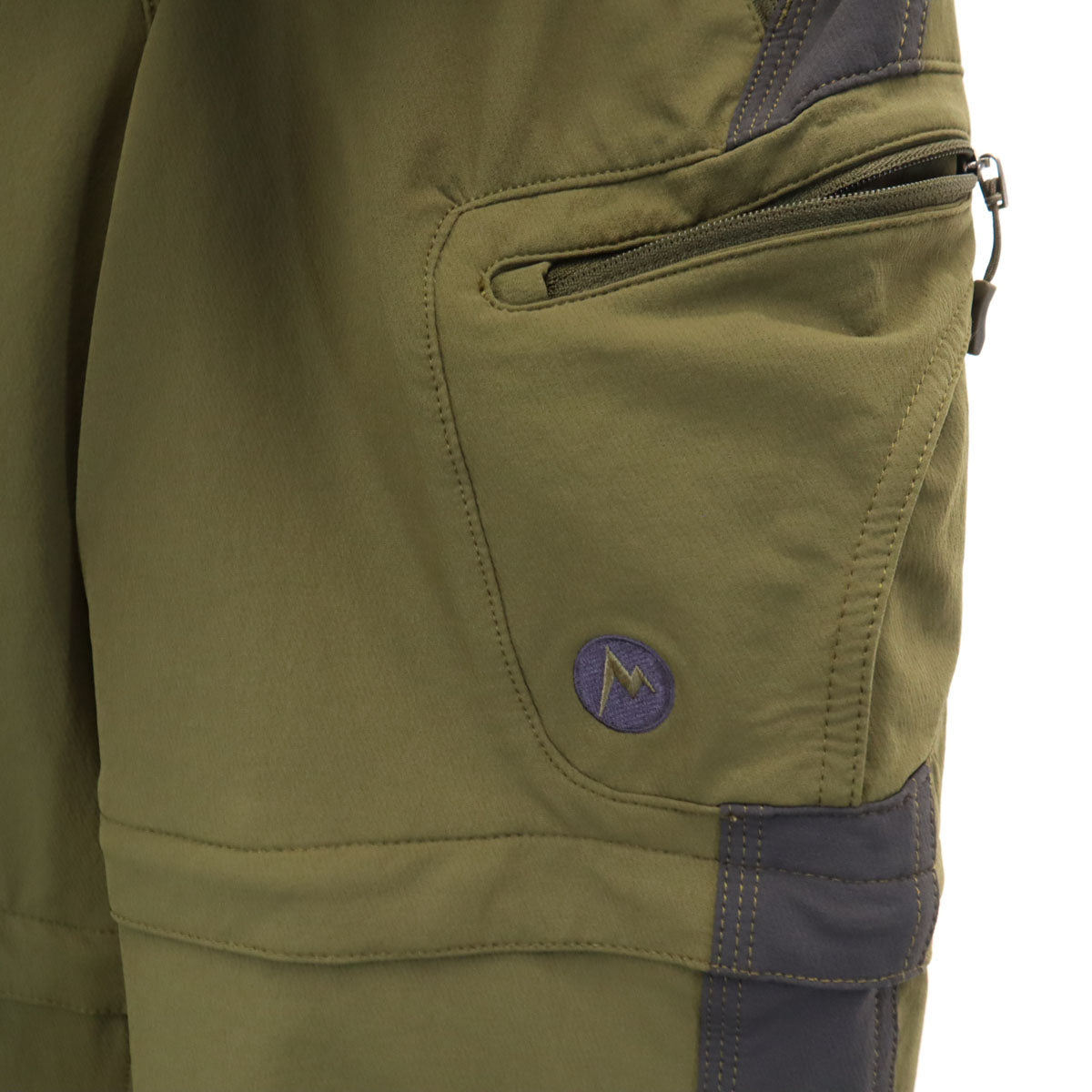 MARMOT マーモット 2WAY アウトドアパンツ S カーキ クライミング レディース