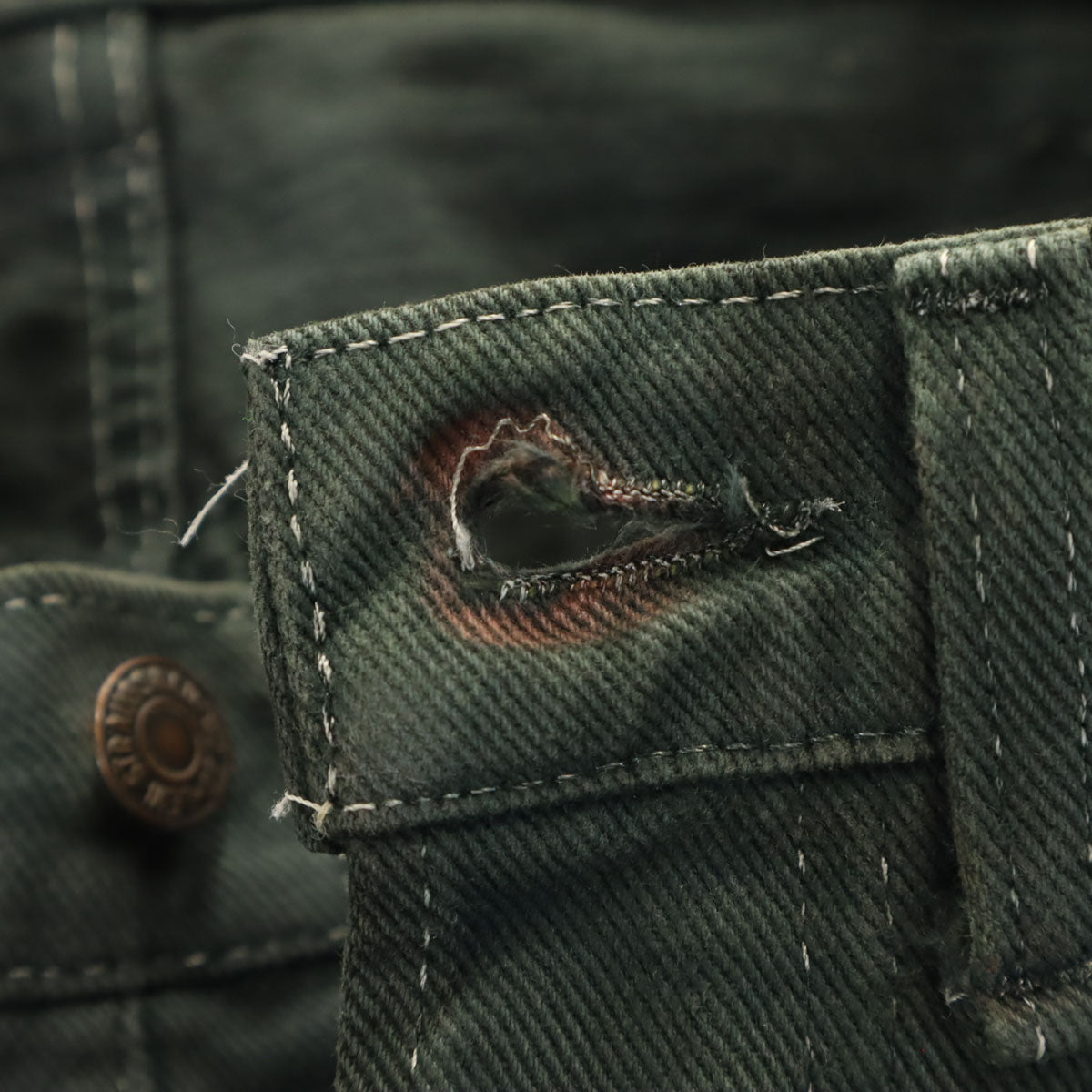 Levi's リーバイス 90s ボタン裏524 オールド ストレートパンツ W29 カーキ メンズ