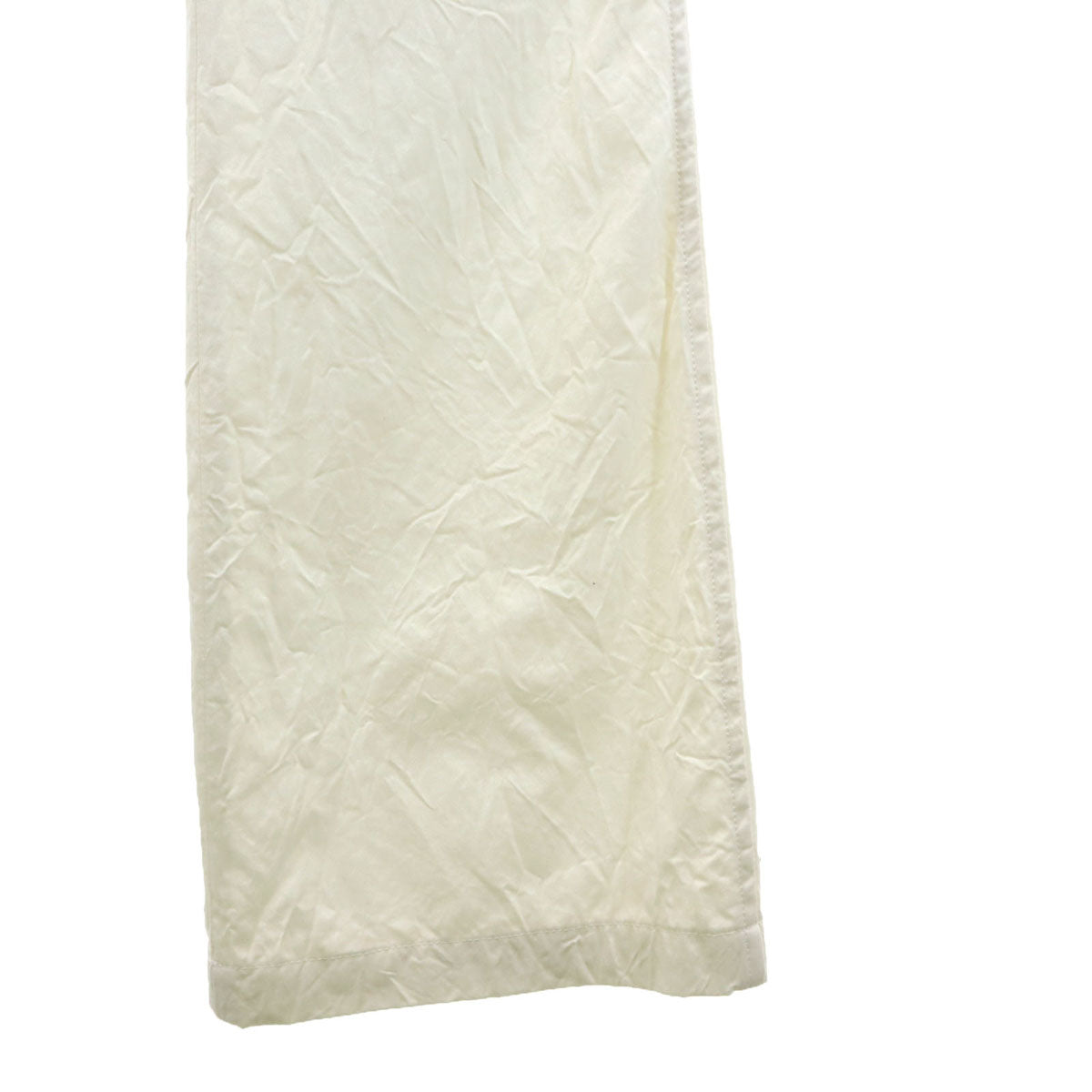 未使用 Y's ワイズ ワッシャー加工 ブーツカットパンツ S アイボリー ヨウジヤマモト レディース