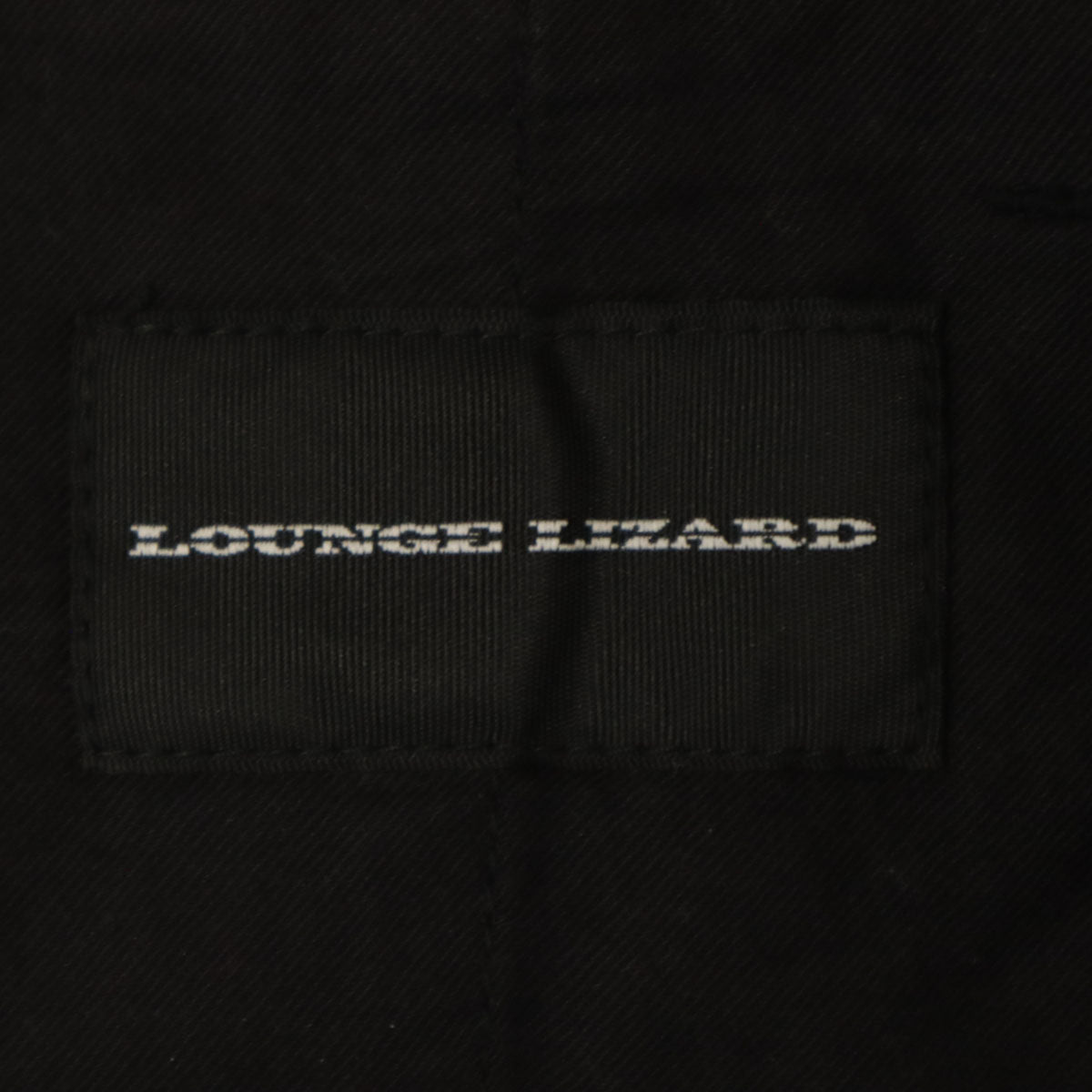 LOUNGE LIZARD ラウンジリザード 日本製 ジョガーパンツ 1 黒 メンズ