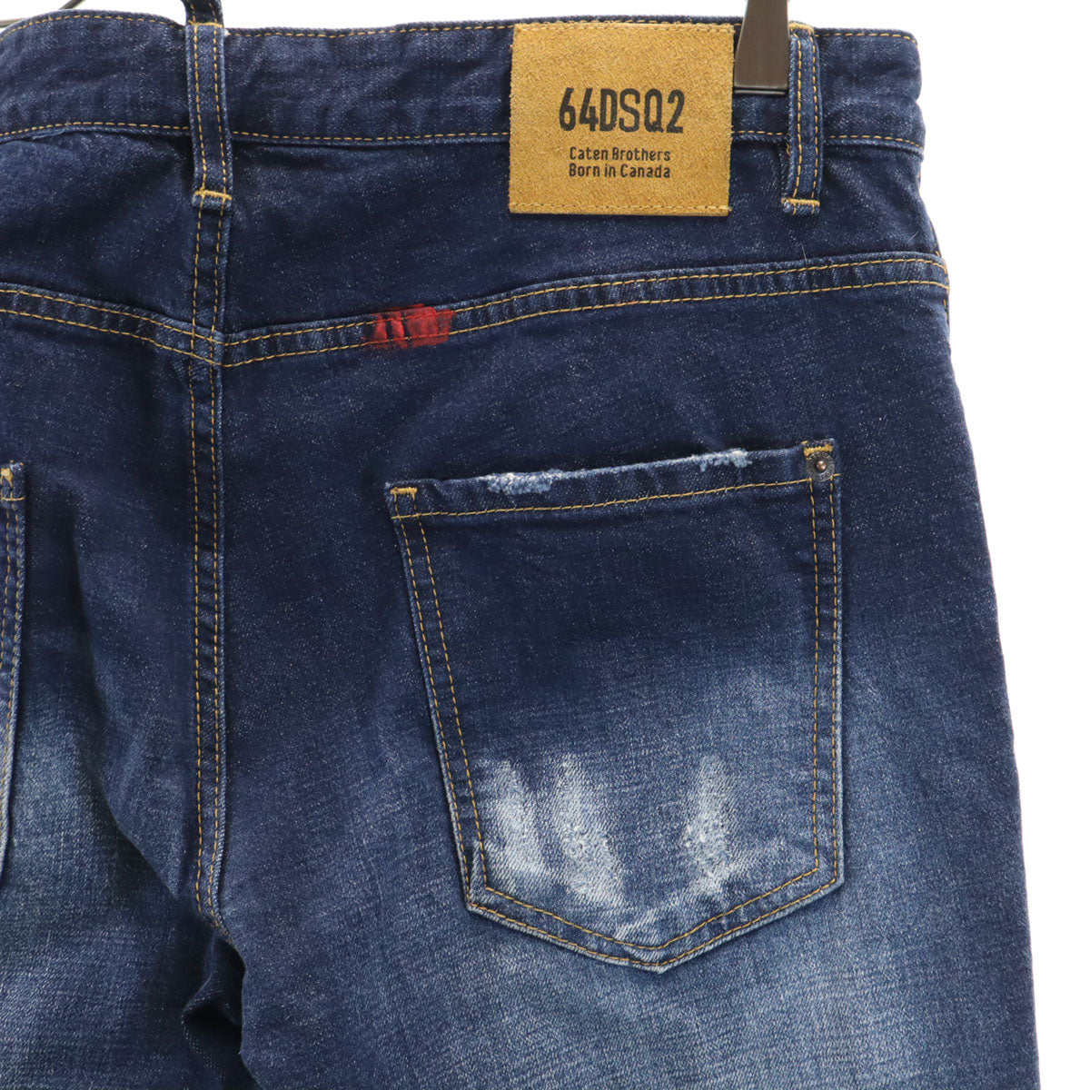 DSQUARED2 ディースクエアード イタリア製 デニムパンツ 50 インディゴブルー ジーンズ メンズ