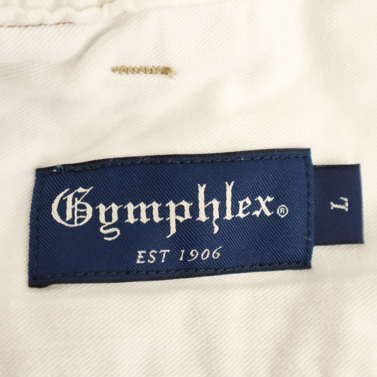 GYMPHLEX ジムフレックス チノパンツ L ベージュ メンズ