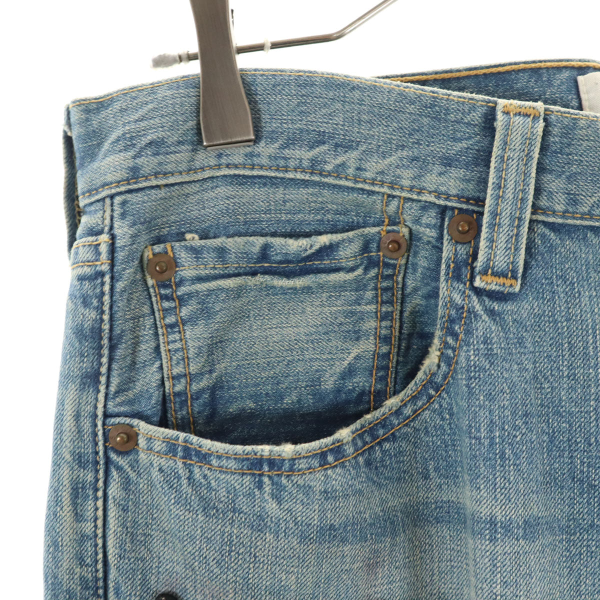 Levi's リーバイス 501 ワッペン刺繍 デニムパンツ w32 ブルー ジーンズ メンズ