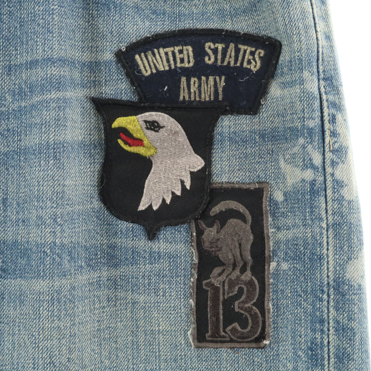 Levi's リーバイス 501 ワッペン刺繍 デニムパンツ w32 ブルー ジーンズ メンズ