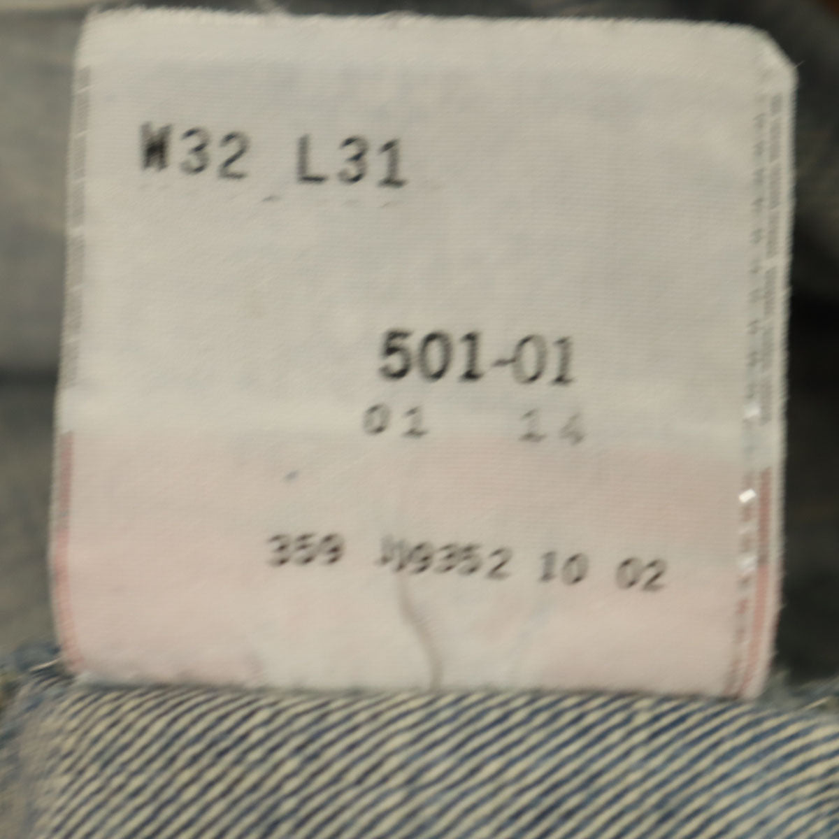 Levi's リーバイス 501 ストレートデニムパンツ W32 ウォッシュブルー ジーンズ メンズ