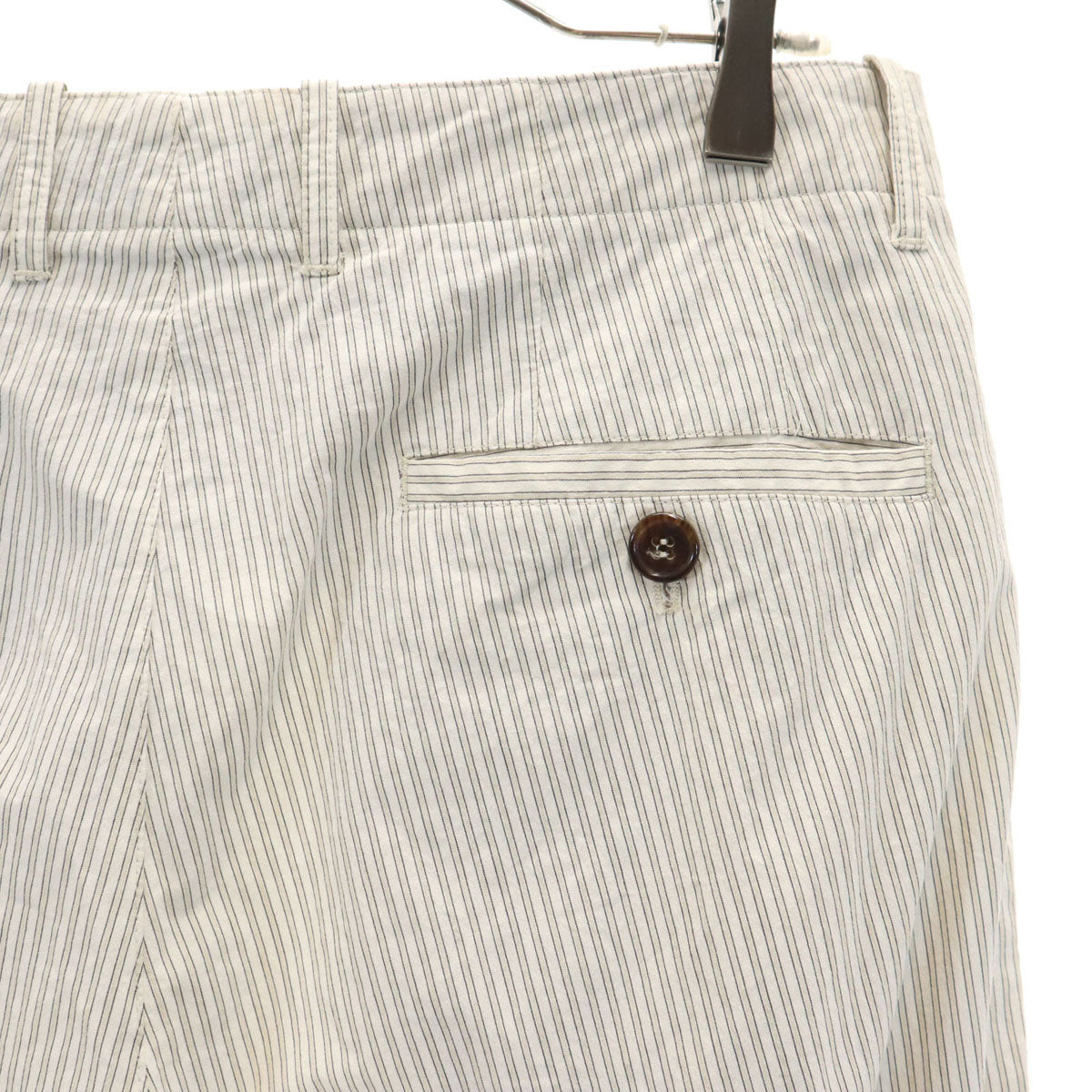 MARNI マルニ イタリア製 ストライプ柄 アンクルパンツ 44 アイボリー メンズ