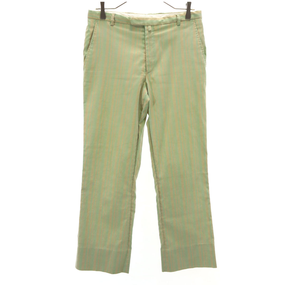 DRIES VAN NOTEN ドリスヴァンノッテン ストライプ柄 ストレートパンツ 46 ベージュ メンズ