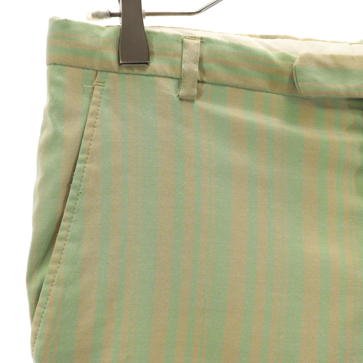 DRIES VAN NOTEN ドリスヴァンノッテン ストライプ柄 ストレートパンツ 46 ベージュ メンズ