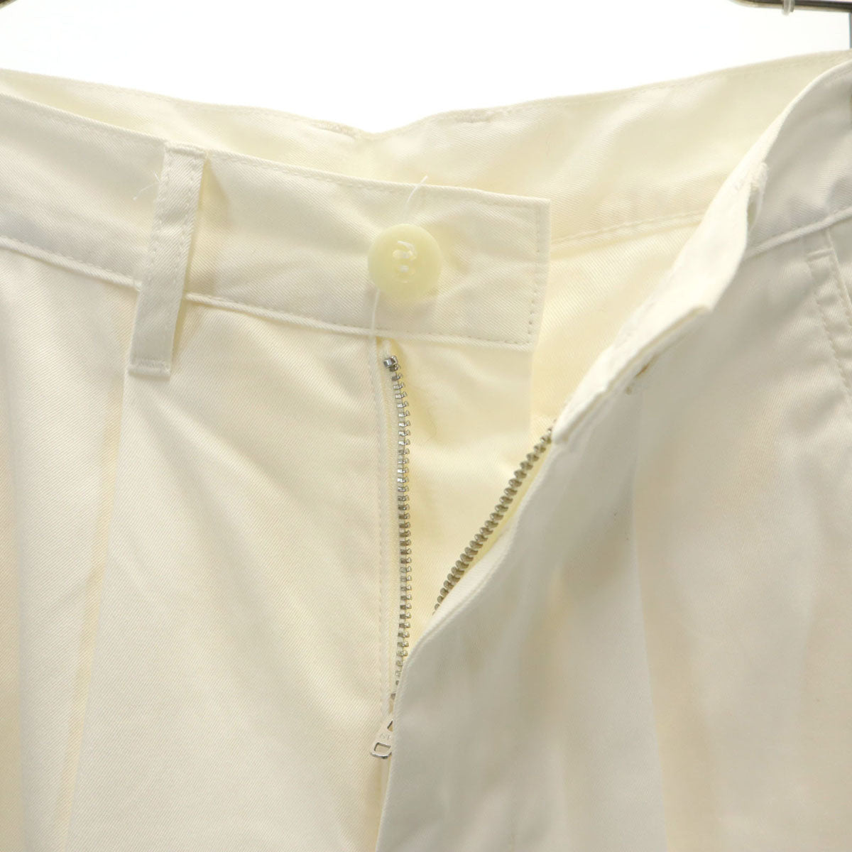 HYSTERIC GLAMOUR ヒステリックグラマー 日本製 ワイドパンツ S アイボリー サイドライン レディース