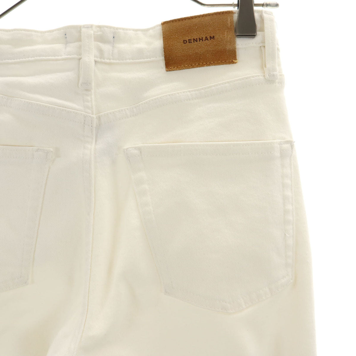 DENHAM デンハム スキニーデニムパンツ W25 白 ストレッチ ジーンズ レディース