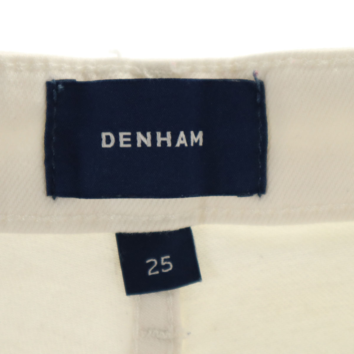 DENHAM デンハム スキニーデニムパンツ W25 白 ストレッチ ジーンズ レディース