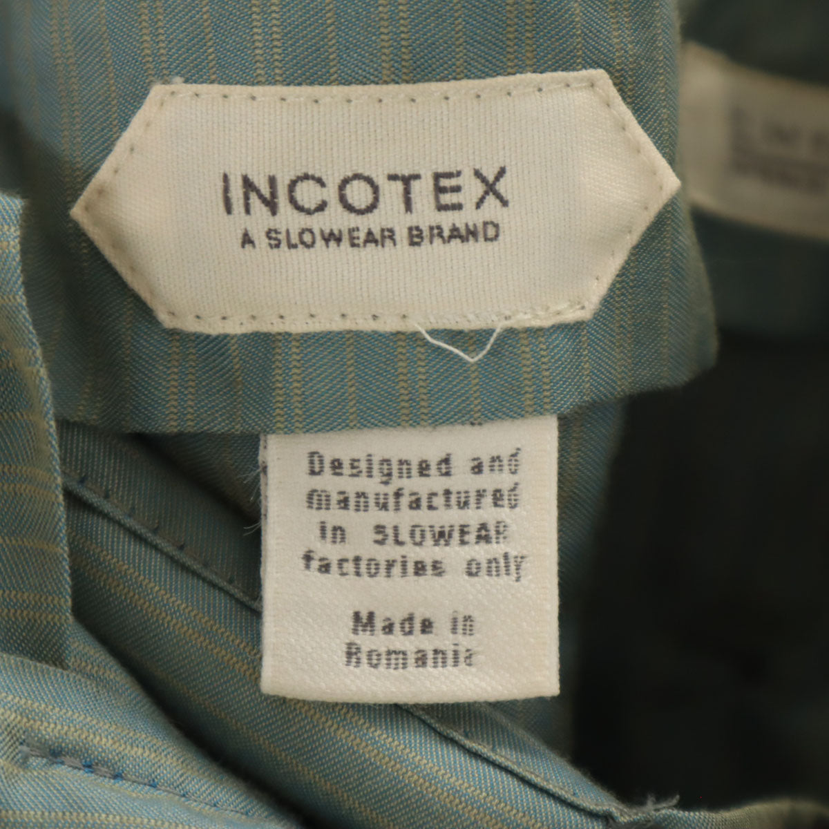 INCOTEX インコテックス ウール スラックスパンツ 44 グレー メンズ