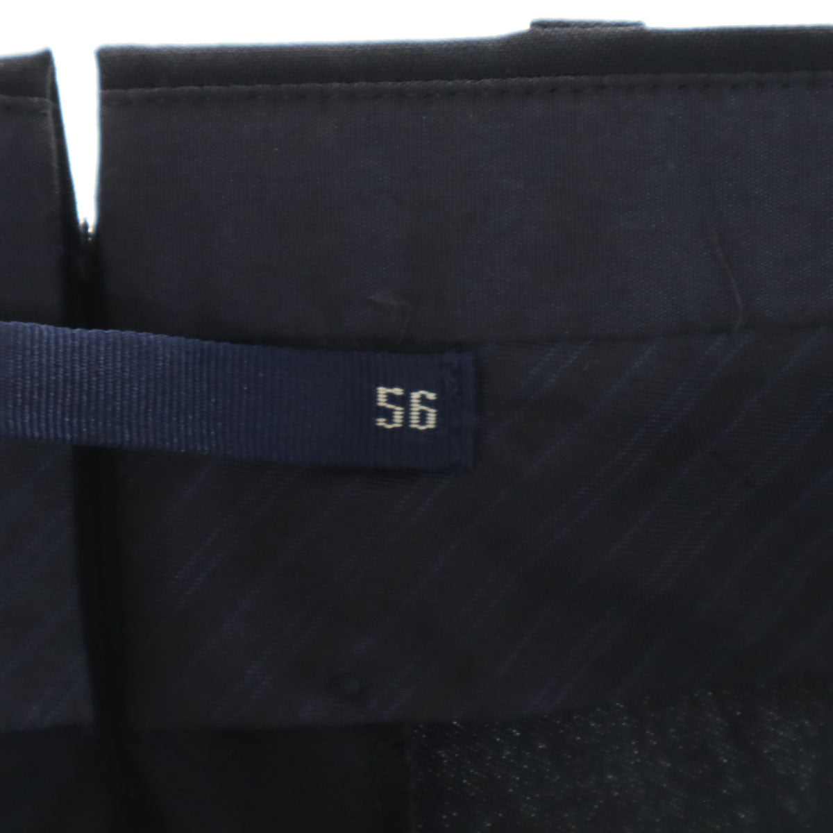 INCOTEX インコテックス 未使用 ウール スラックスパンツ 56 ネイビー タグ付き ビックサイズ メンズ