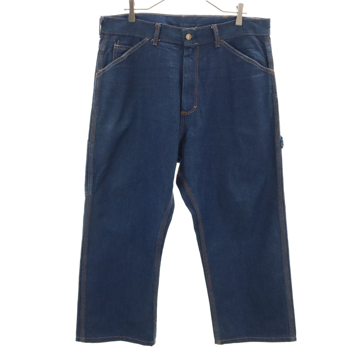 ROUND HOUSE ラウンドハウス 90s USA製 オールド デニムペインターパンツ W36 ネイビー ジーンズ メンズ