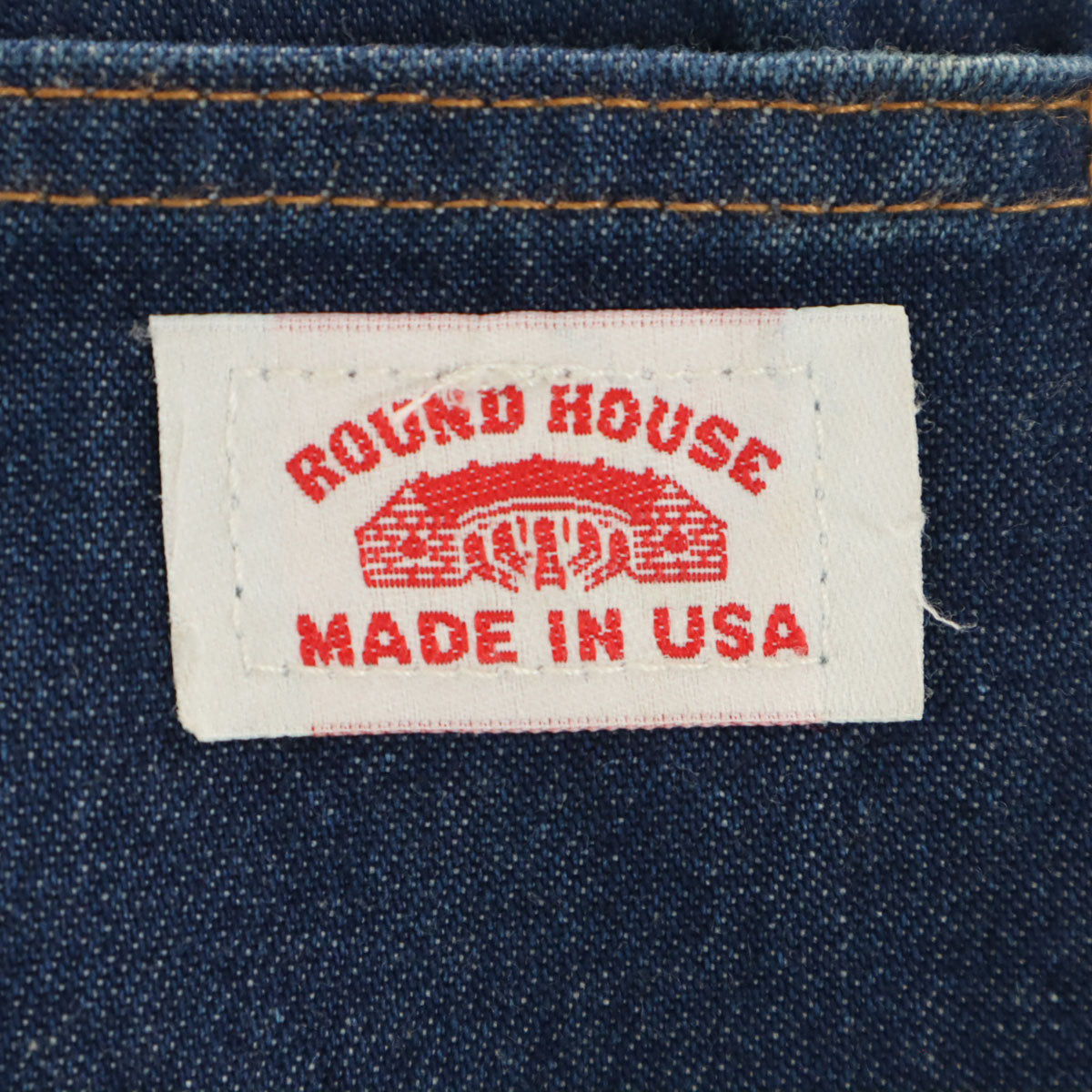 ROUND HOUSE ラウンドハウス 90s USA製 オールド デニムペインターパンツ W36 ネイビー ジーンズ メンズ