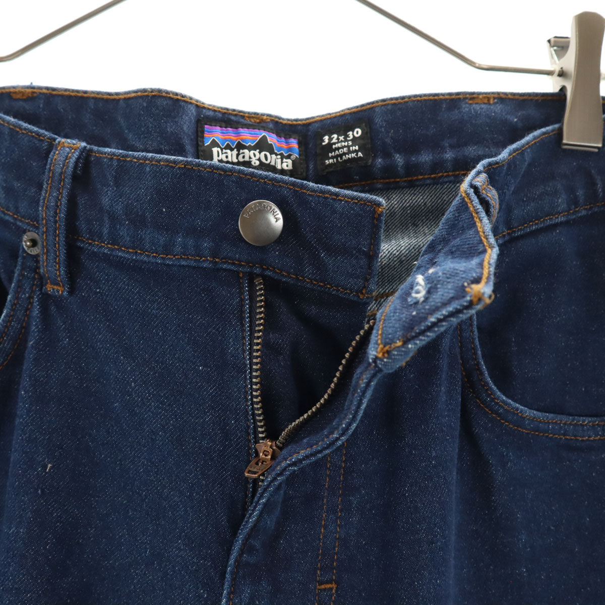 patagonia パタゴニア ストレートデニムパンツ W32 ネイビー 21615 ジーンズ メンズ