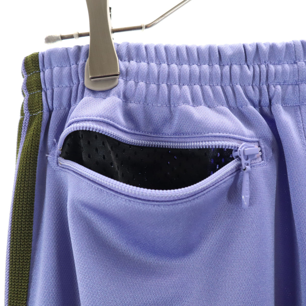 Needles ニードルズ PURPLE THINGS パープルシングス コラボ 日本製 MR398 ヒザデル トラックパンツ S パープル ネペンテス メンズ