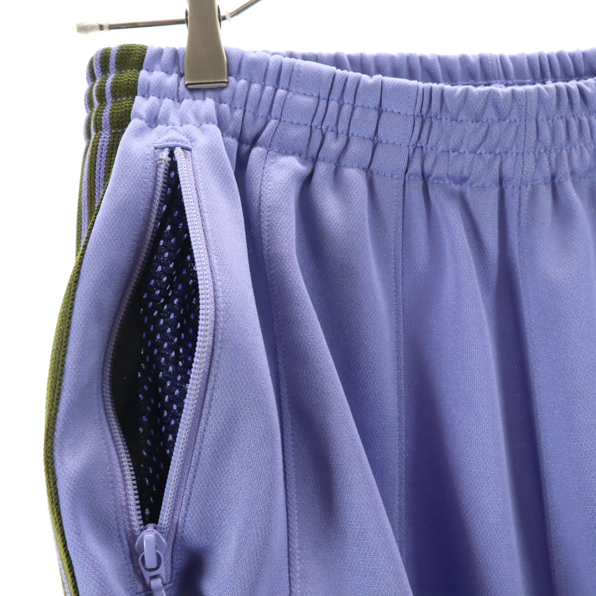 Needles ニードルズ PURPLE THINGS パープルシングス コラボ 日本製 MR398 ヒザデル トラックパンツ S パープル ネペンテス メンズ