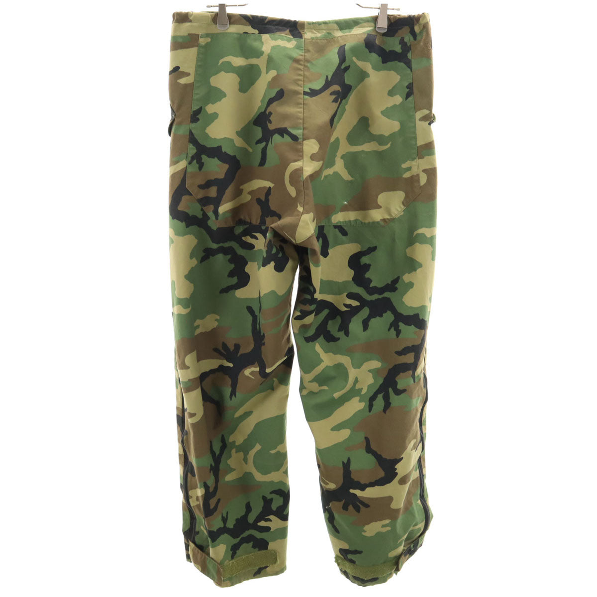 US ARMY アメリカ軍 90s ECWCS オールド DLA ゴアテックス ウッドランドカモ オーバー パンツ M カーキ 迷彩 ミリタリー メンズ