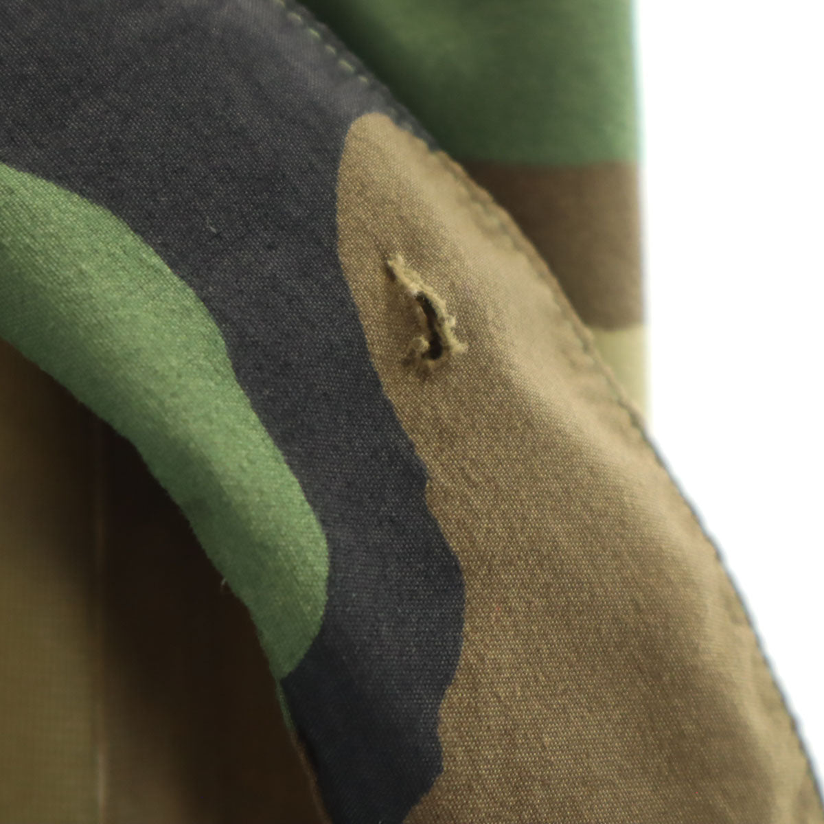 US ARMY アメリカ軍 90s ECWCS オールド DLA ゴアテックス ウッドランドカモ オーバー パンツ M カーキ 迷彩 ミリタリー メンズ