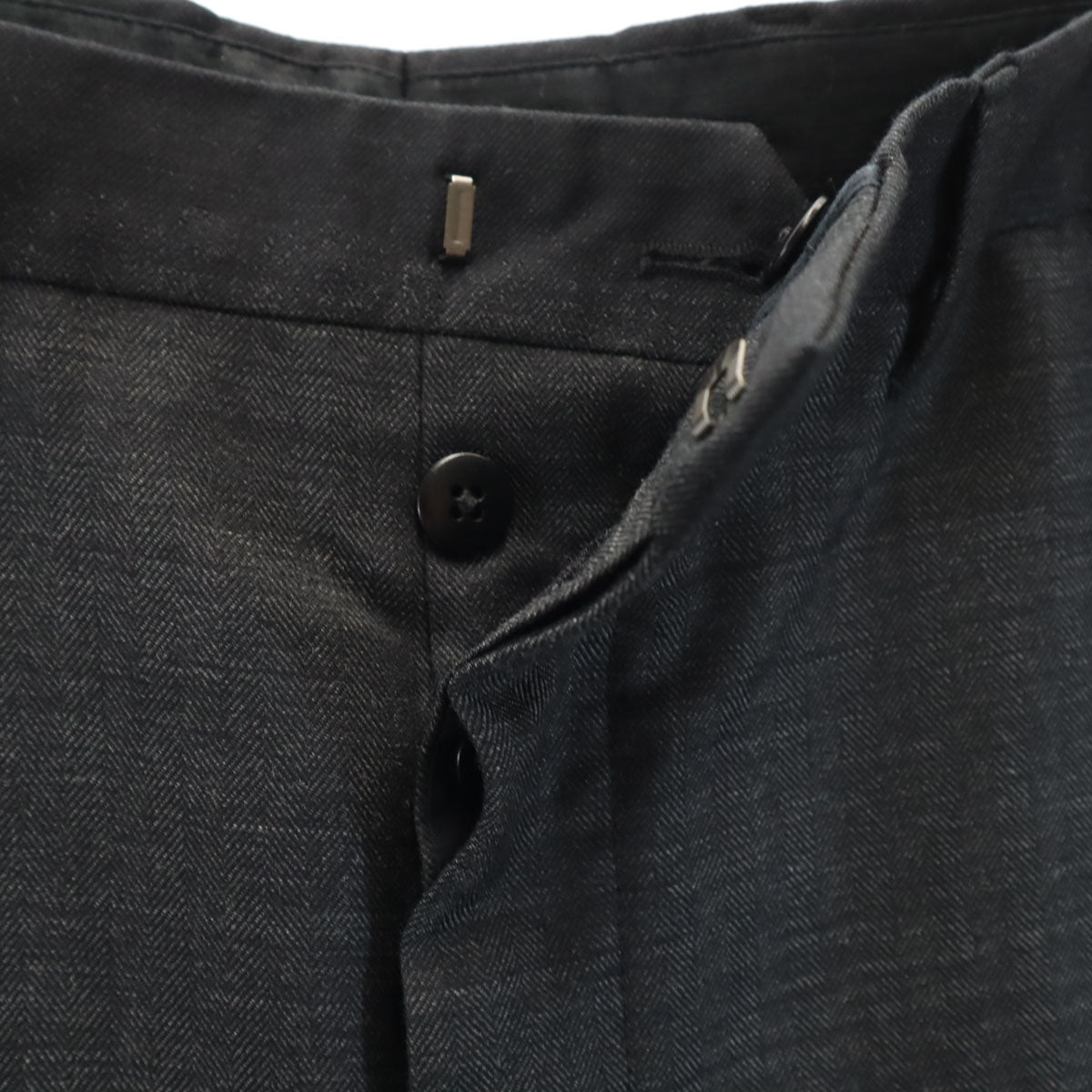 PRADA プラダ イタリア製 スラックスパンツ 48 チャコール メンズ