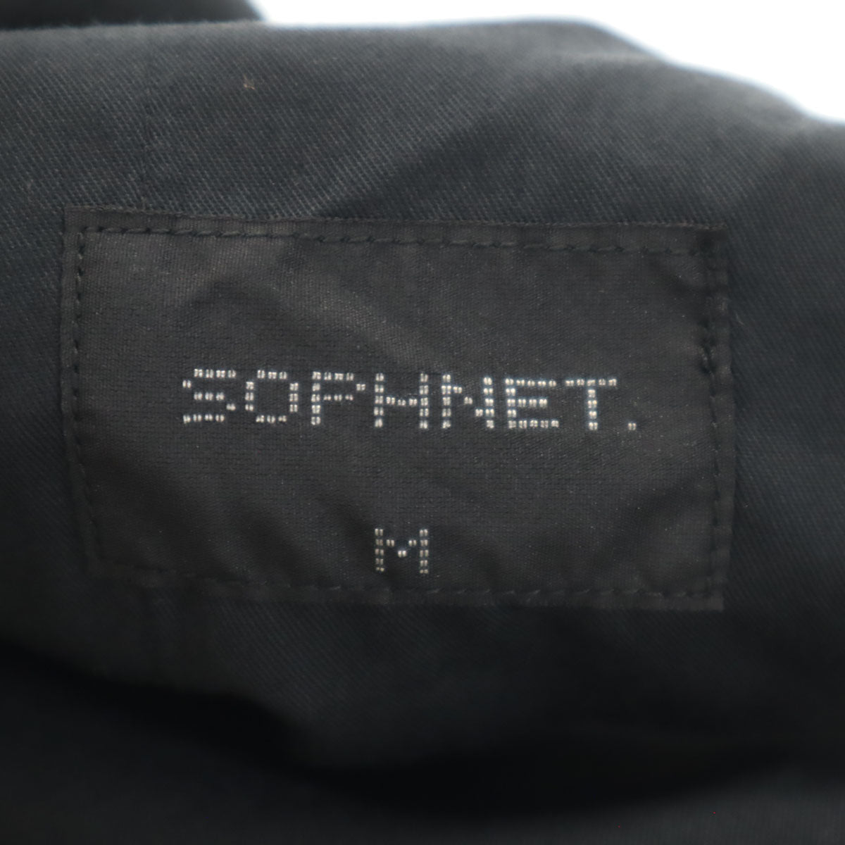 SOPHNET. ソフネット ウールブレンド ストレートパンツ M ブラック系 メンズ