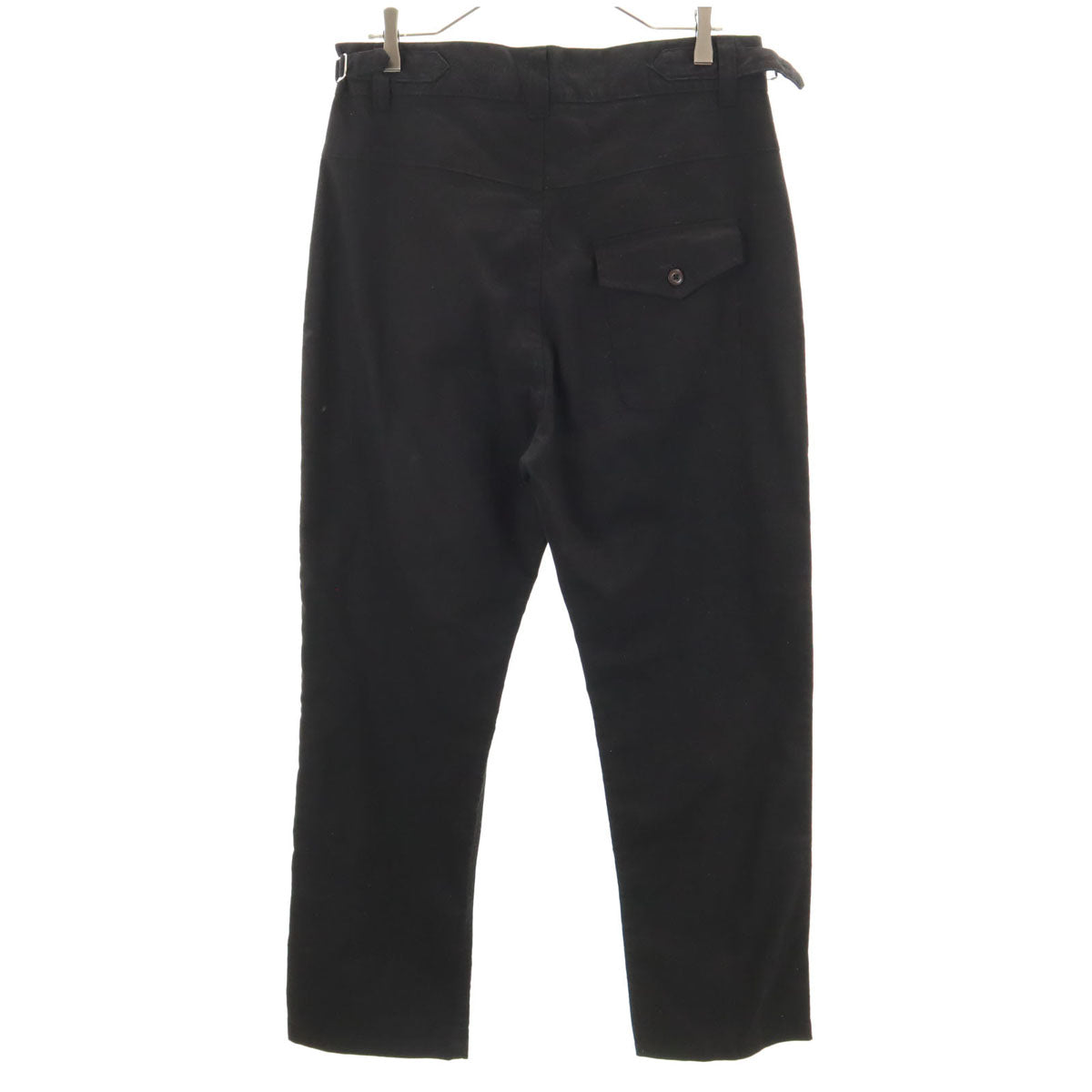 Shanhai シャンハイ コットンパンツ 52 ブラック系 ボタンフライ メンズ