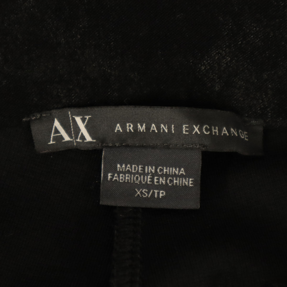 ARMANI EXCHANGE アルマーニエクスチェンジ スキニーパンツ XS ブラック レディース