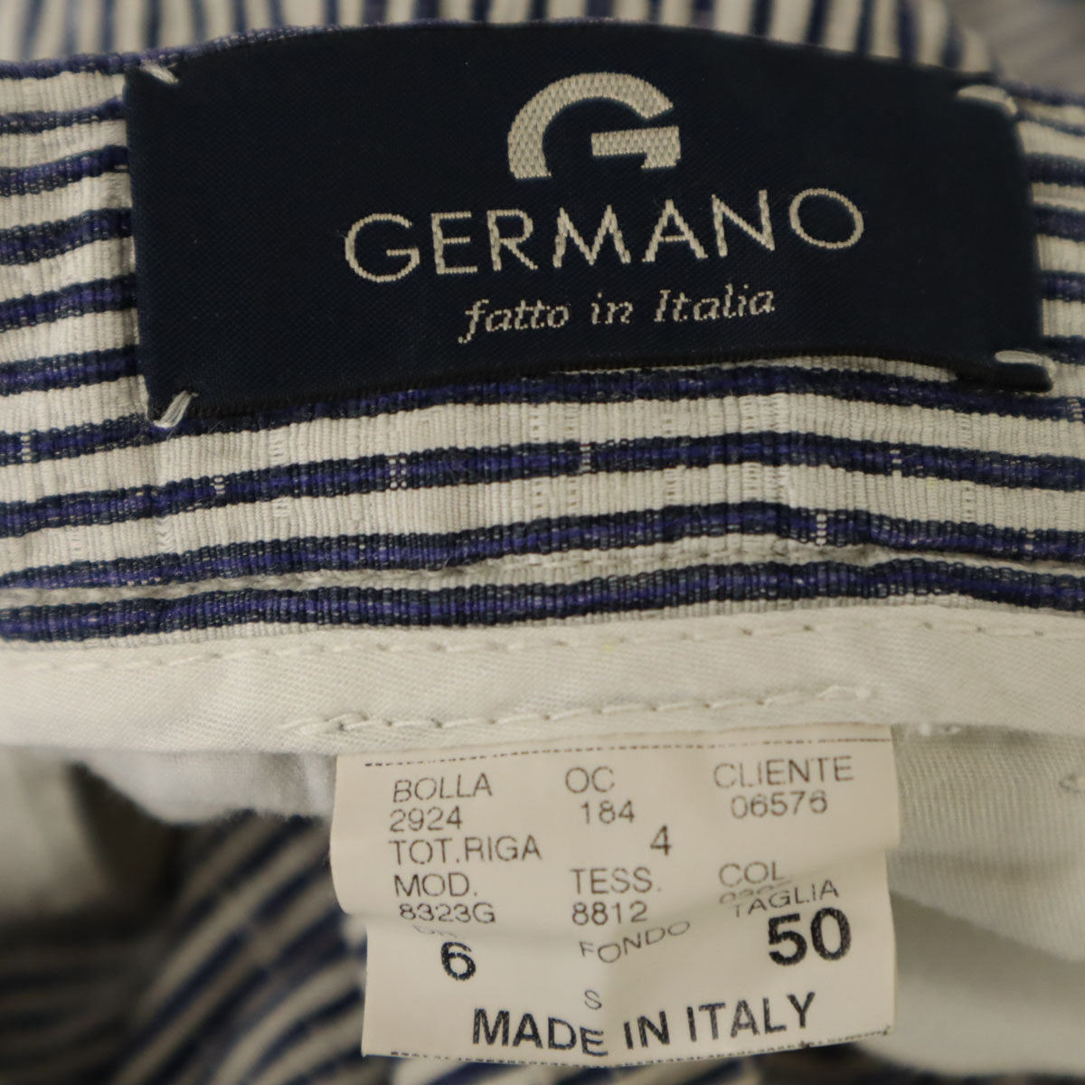 GERMANO ジェルマーノ イタリア製 パンツ S ホワイト系 メンズ